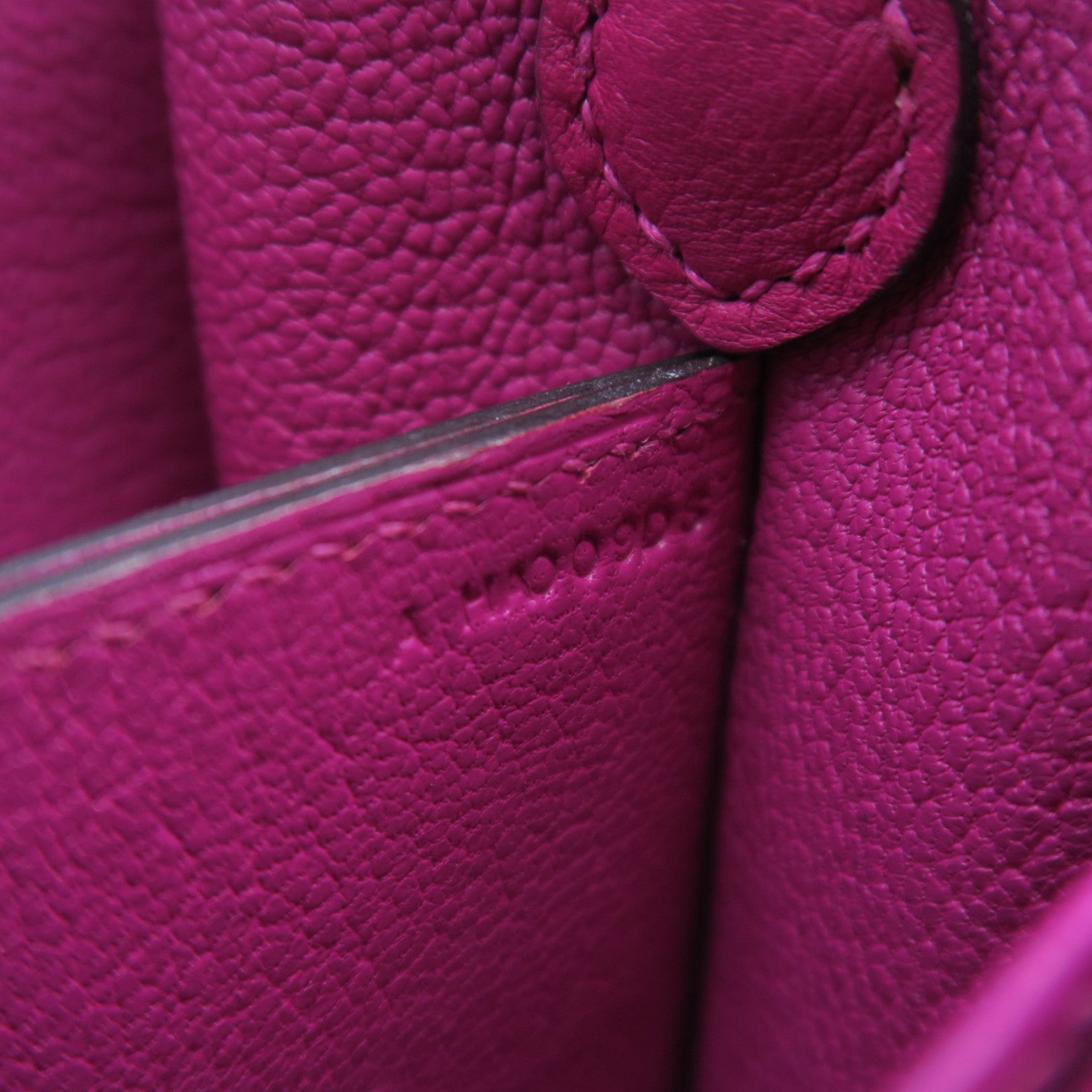 HERMES Evercolor皮革Mini Roulis銀扣肩背袋紫色