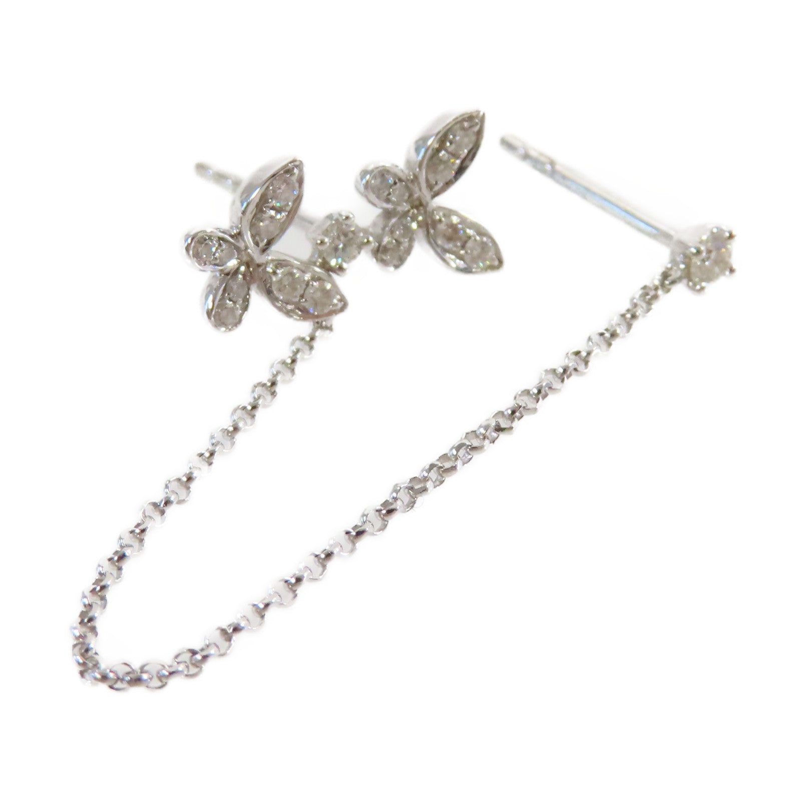 JEWELRY 18K白金/0.17ct鑽石Diamond Earrings耳環