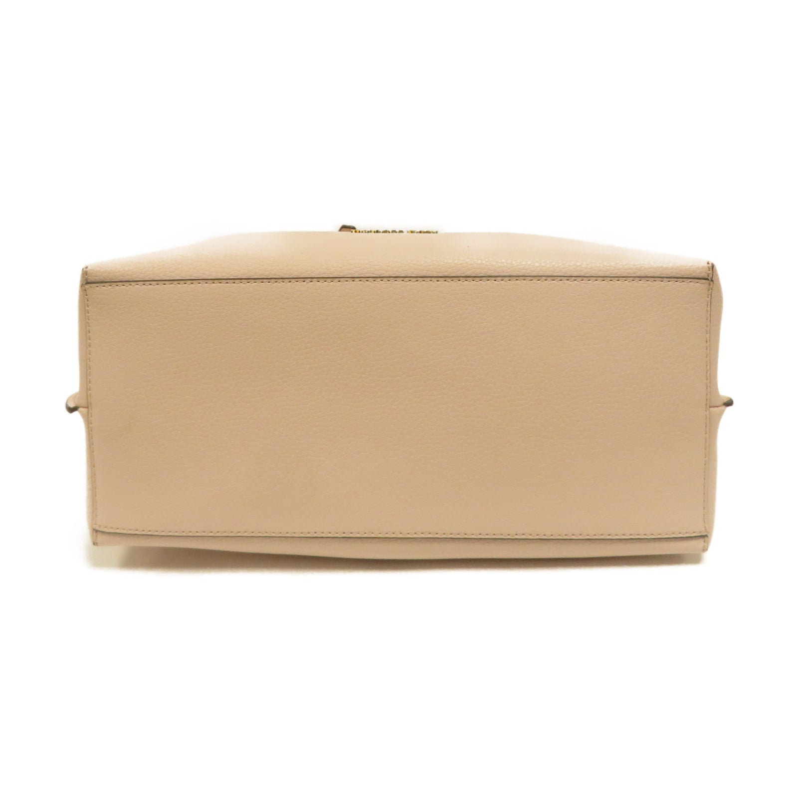 Michael Kors 牛皮皮革Tote Bag金扣肩背袋粉紅色