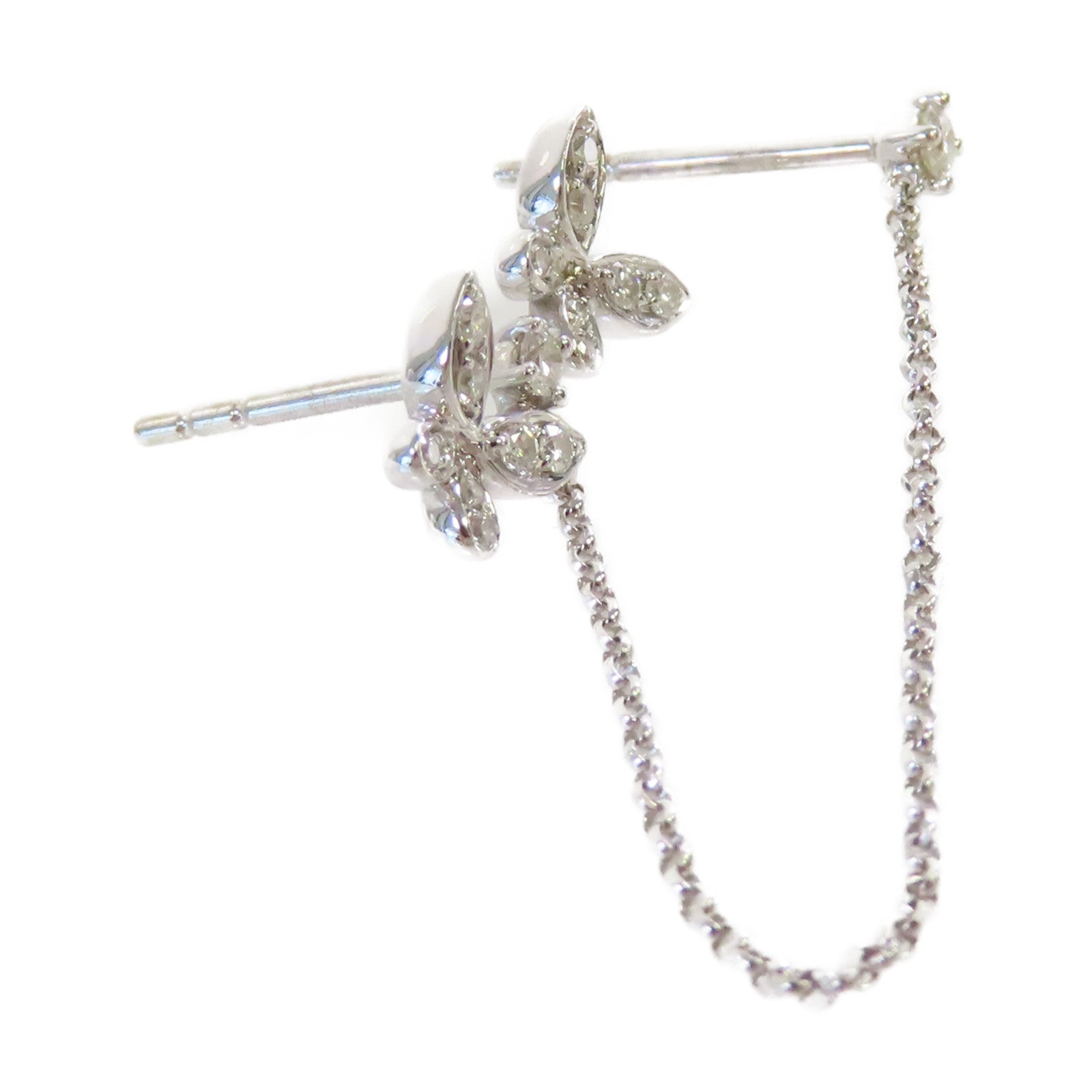 JEWELRY 18K白金/0.17ct鑽石Diamond Earrings耳環
