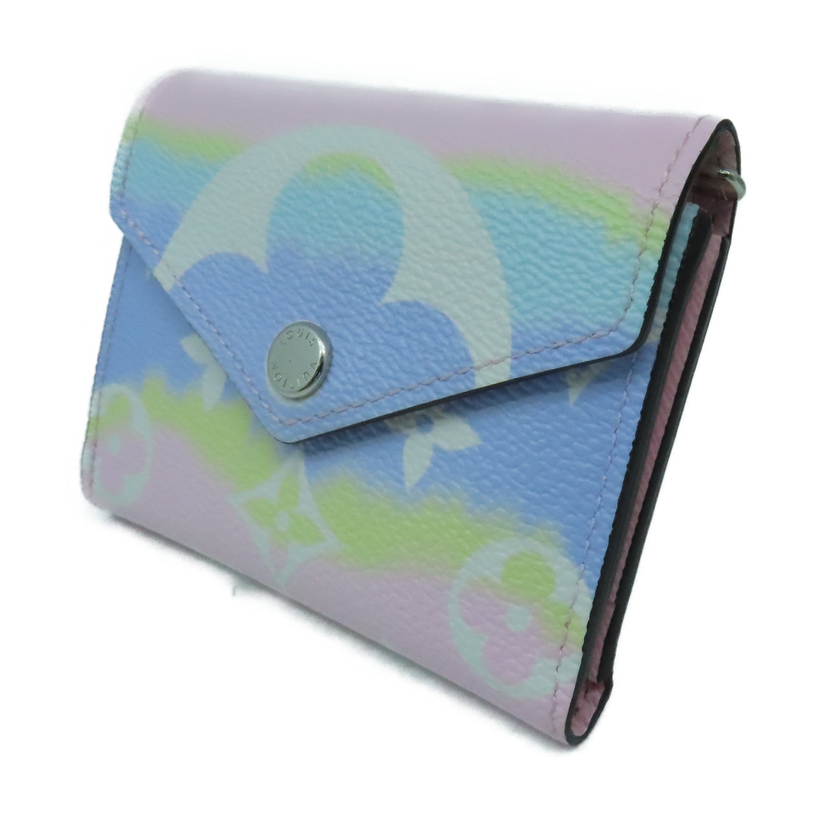 LOUIS VUITTON Monogram Giant Escale Zoe Wallet銀扣錢包彩色