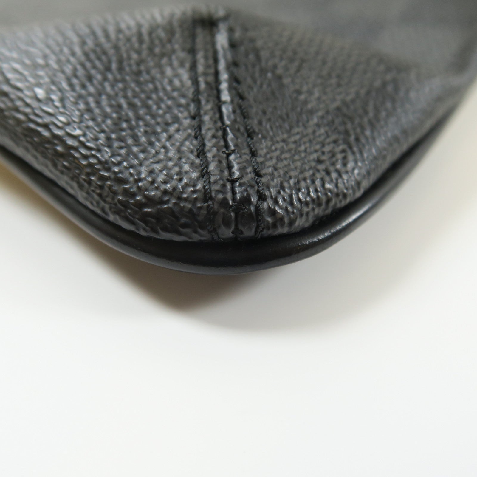 LOUIS VUITTON Damier Graphite Thomas銀扣肩背袋黑色