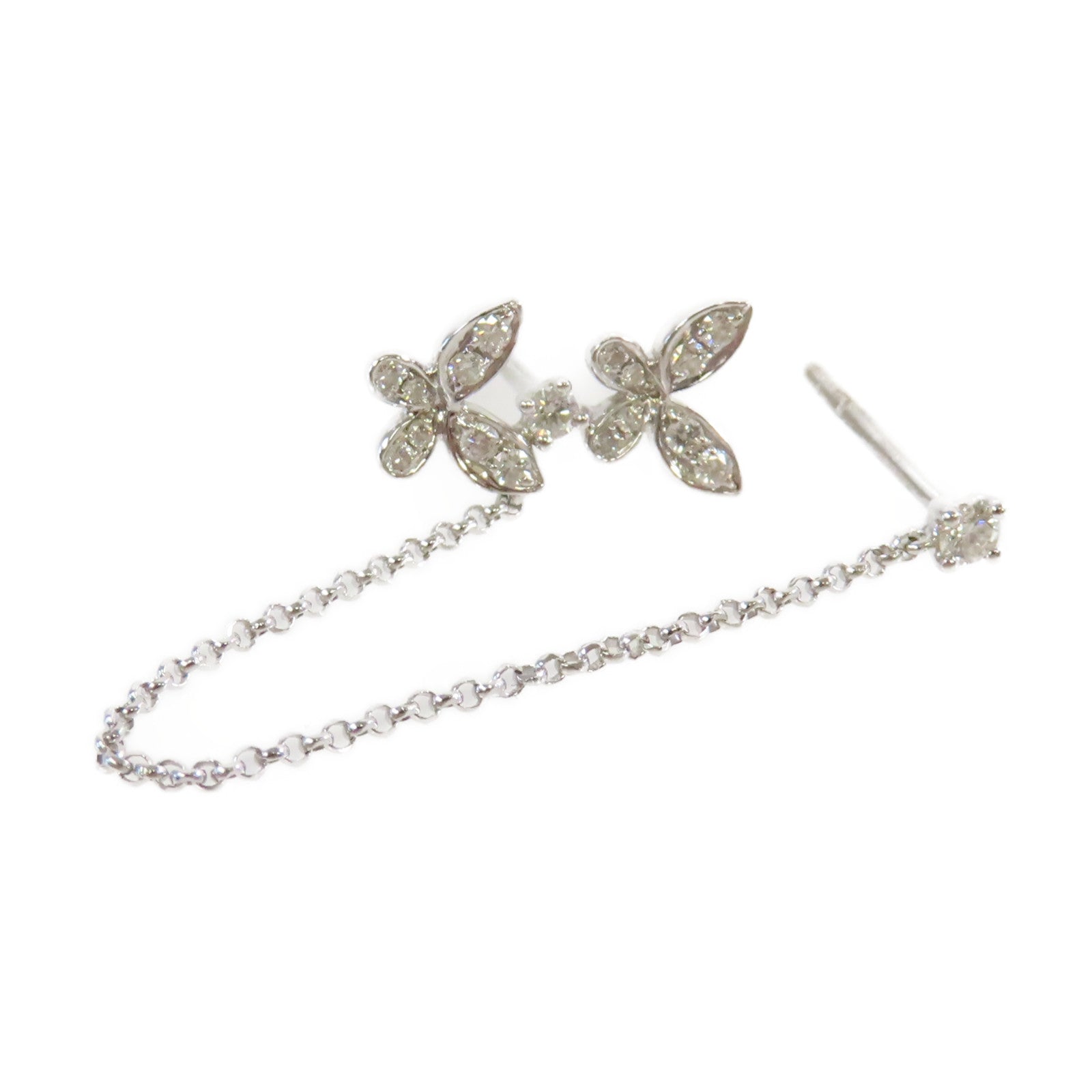 JEWELRY 18K白金/0.17ct鑽石Diamond Earrings耳環