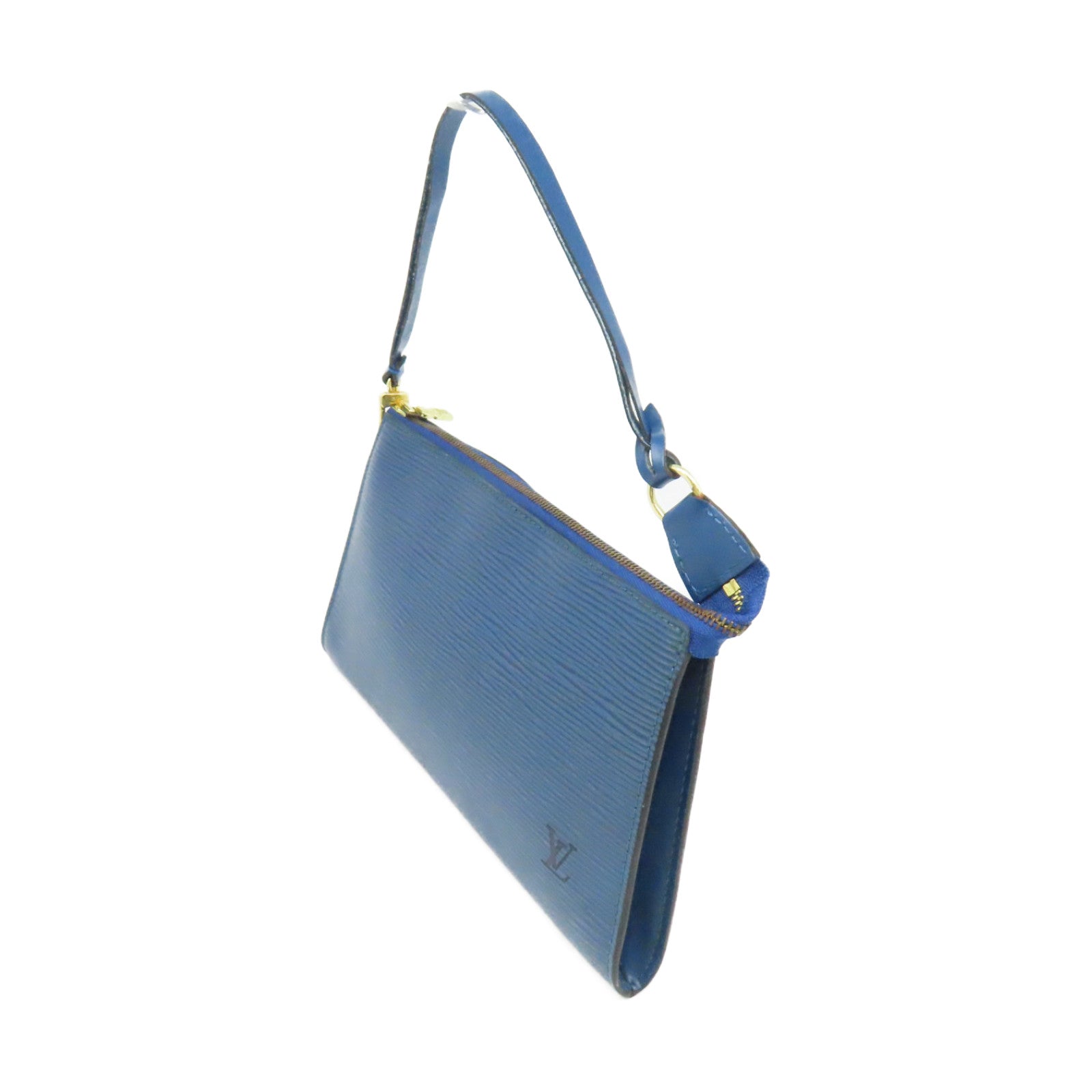 LOUIS VUITTON 【激減優惠】Epi Pochette Accessories Hand Bag肩背袋藍色