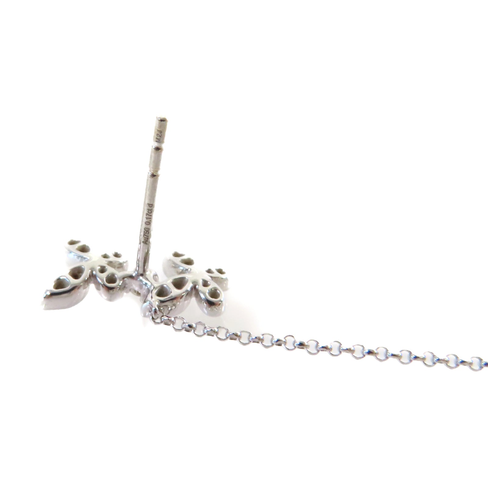 JEWELRY 18K白金/0.17ct鑽石Diamond Earrings耳環