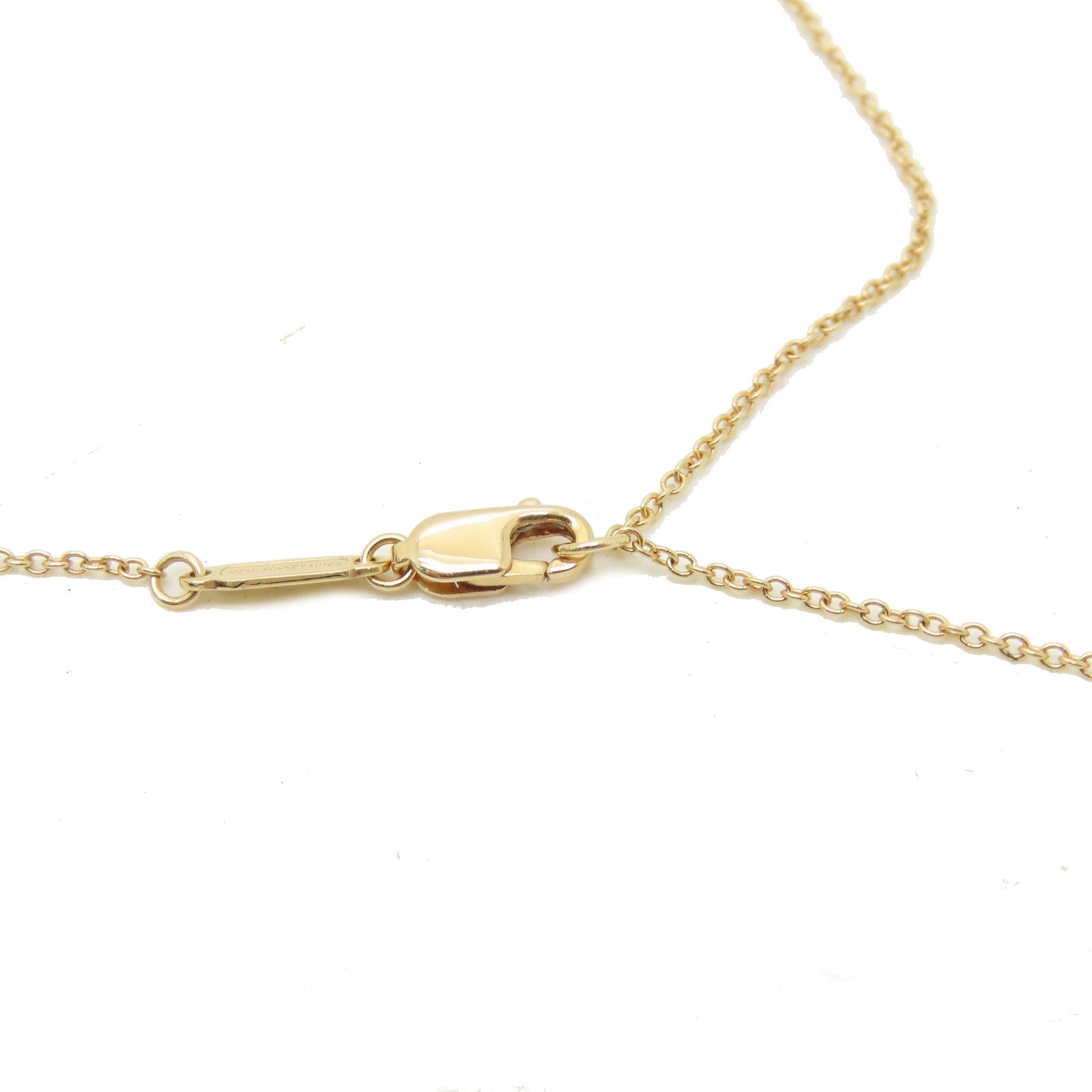 TIFFANY＆CO 18K黃金Necklace項鍊#40cm