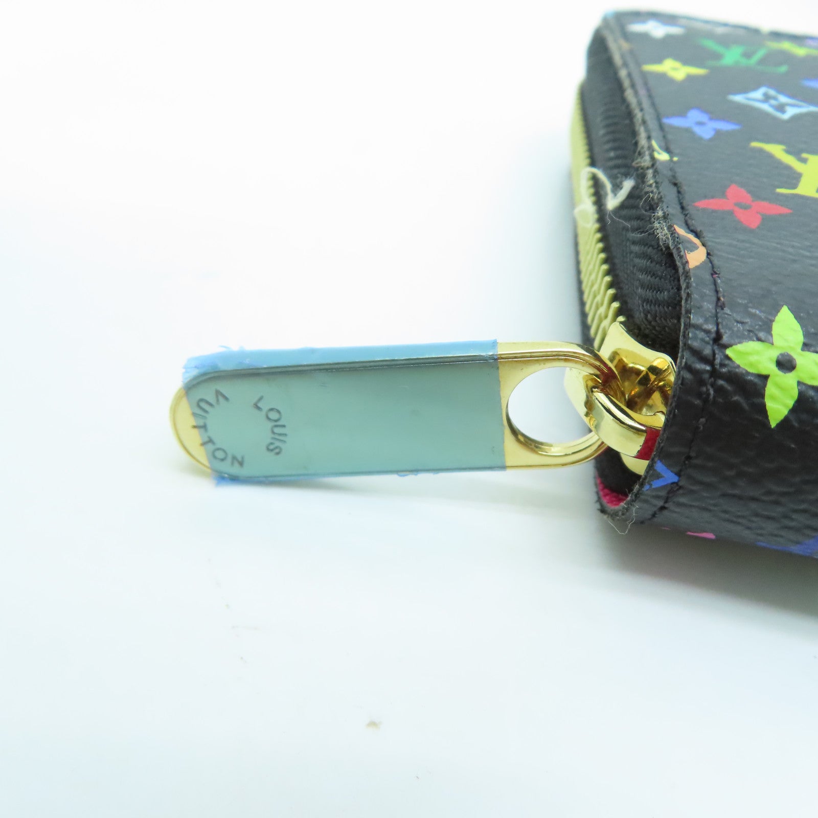 LOUIS VUITTON Monogram Multicolore Long Wallet金扣长钱包黑色/彩色