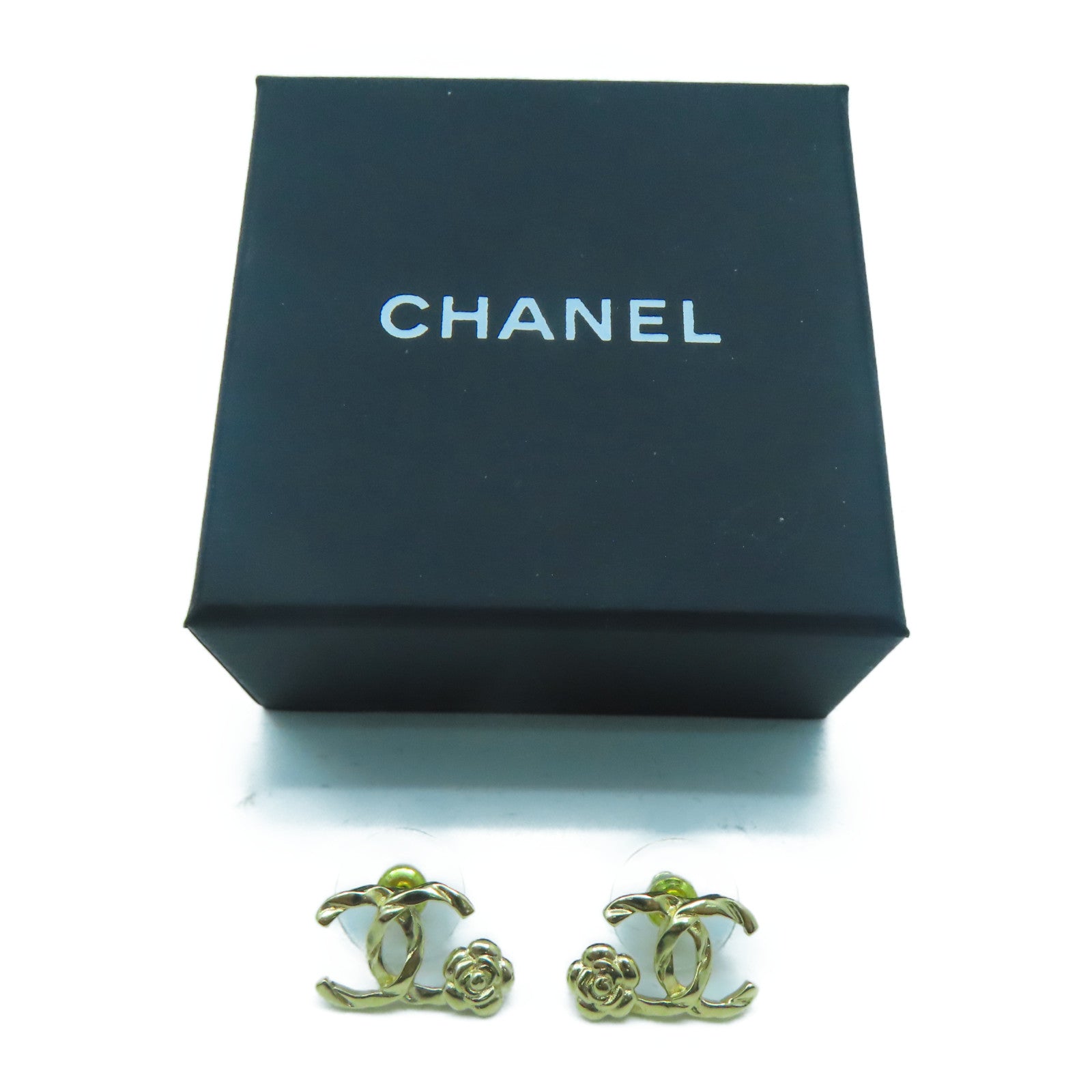 CHANEL 金屬Earrings耳環金色