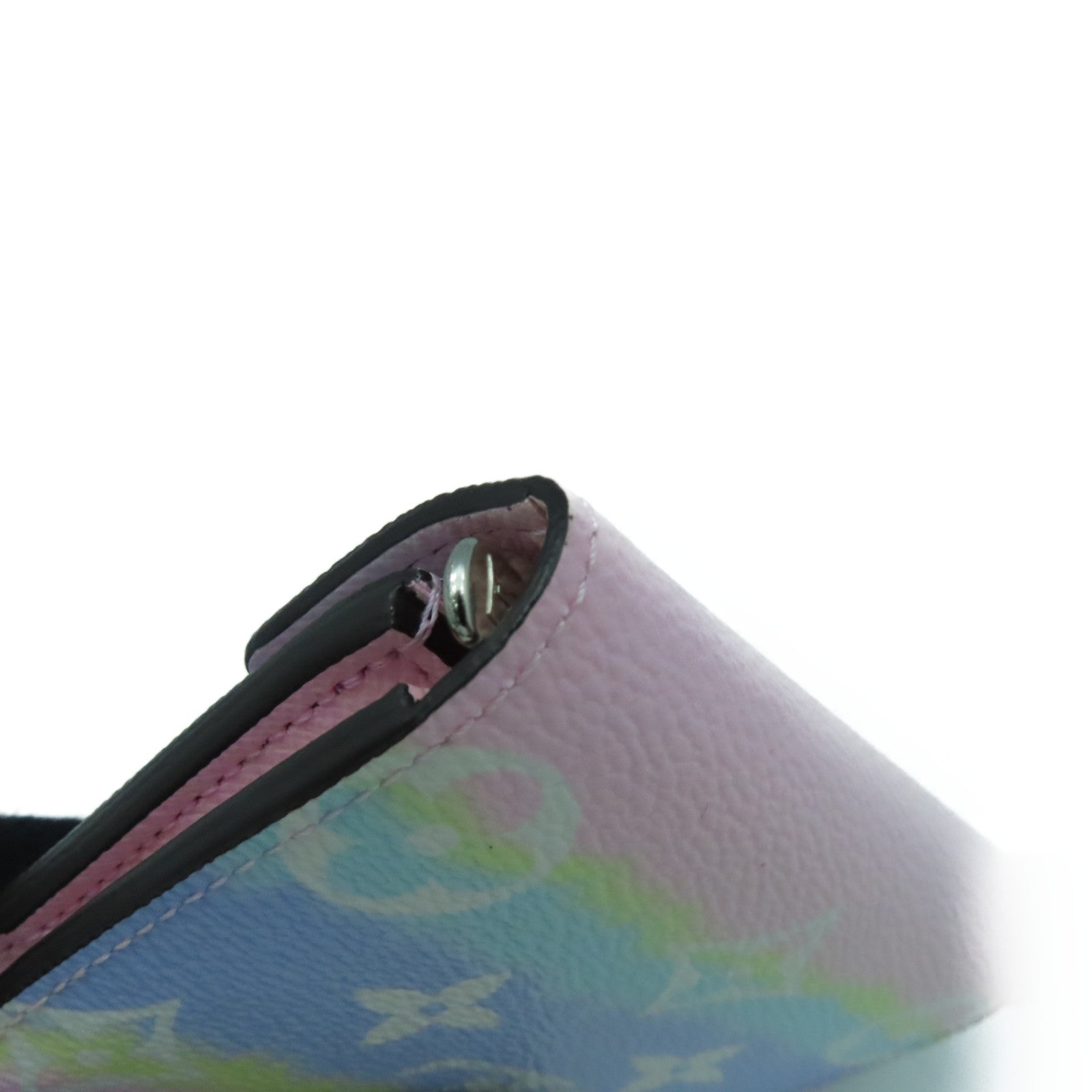 LOUIS VUITTON Monogram Giant Escale Zoe Wallet銀扣錢包彩色