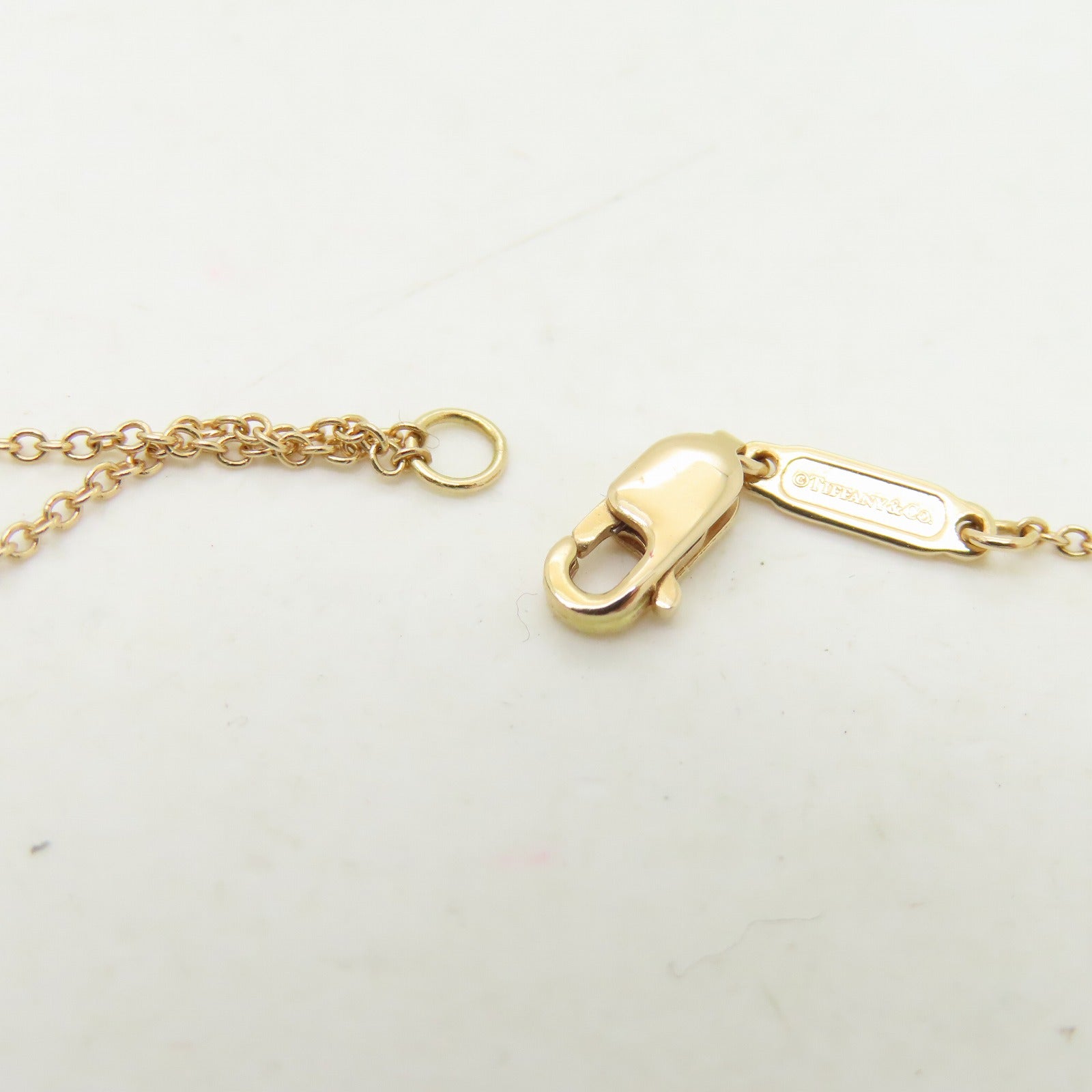TIFFANY＆CO 18K黃金Necklace項鍊#40cm