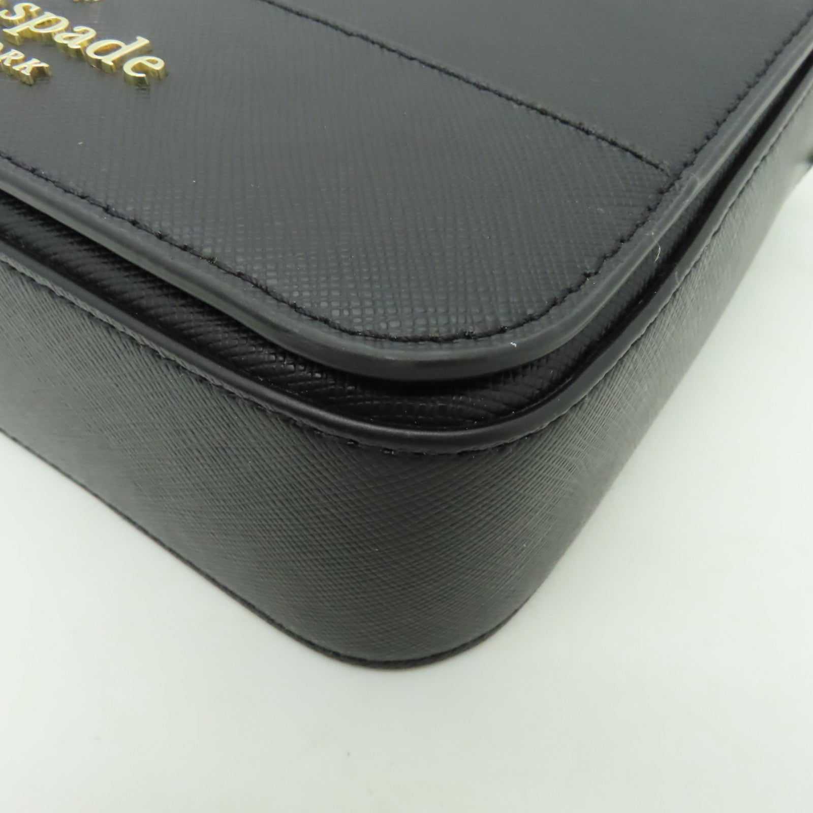 Kate Spade 牛皮皮革2way Shoulder Bag金扣手挽肩背兩用袋黒色
