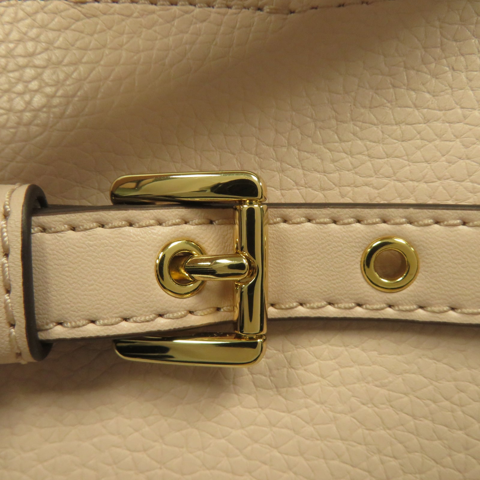 Michael Kors 牛皮皮革Tote Bag金扣肩背袋粉紅色