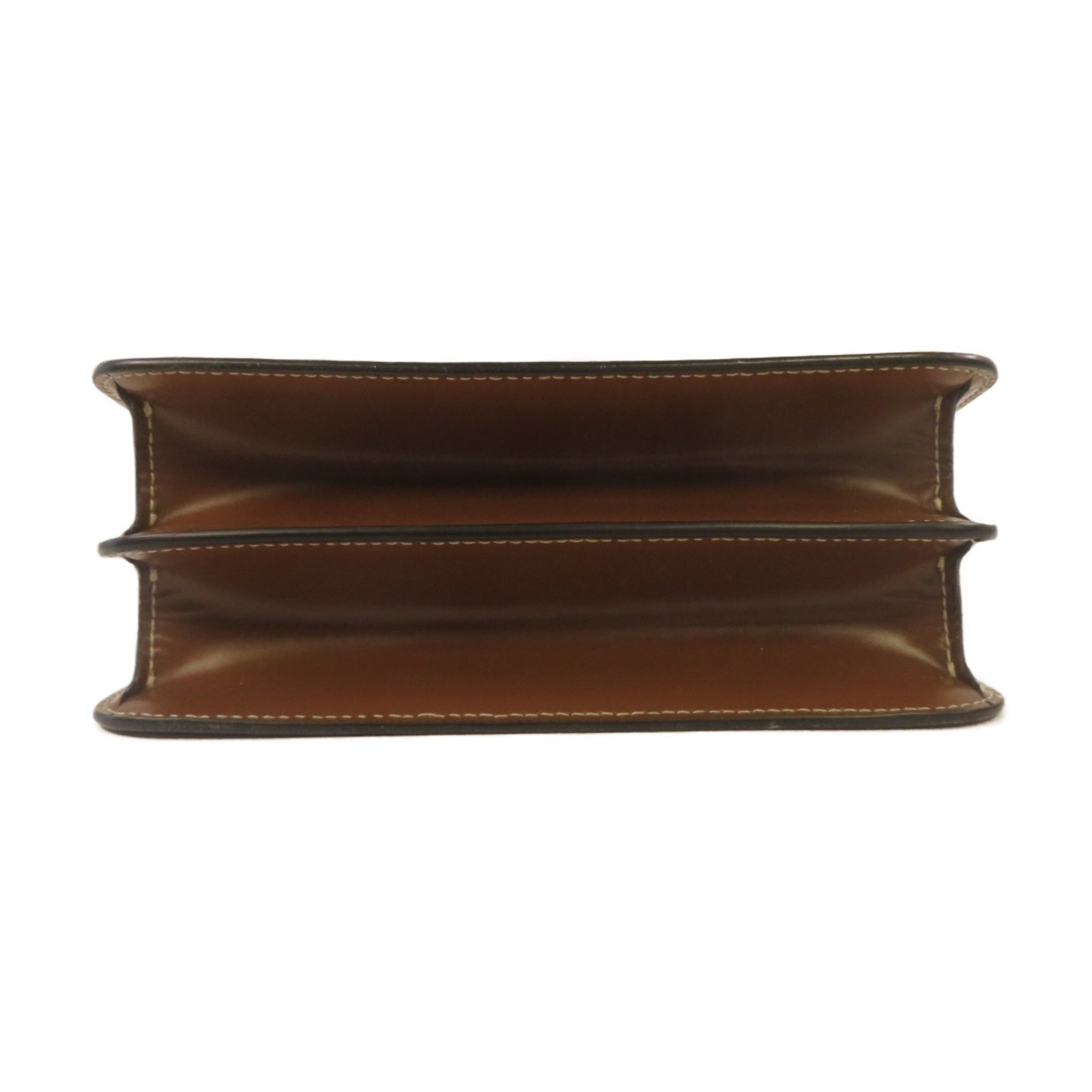 BURBERRY 帆布/皮革Shoulder Bag金扣肩背袋米色/啡色