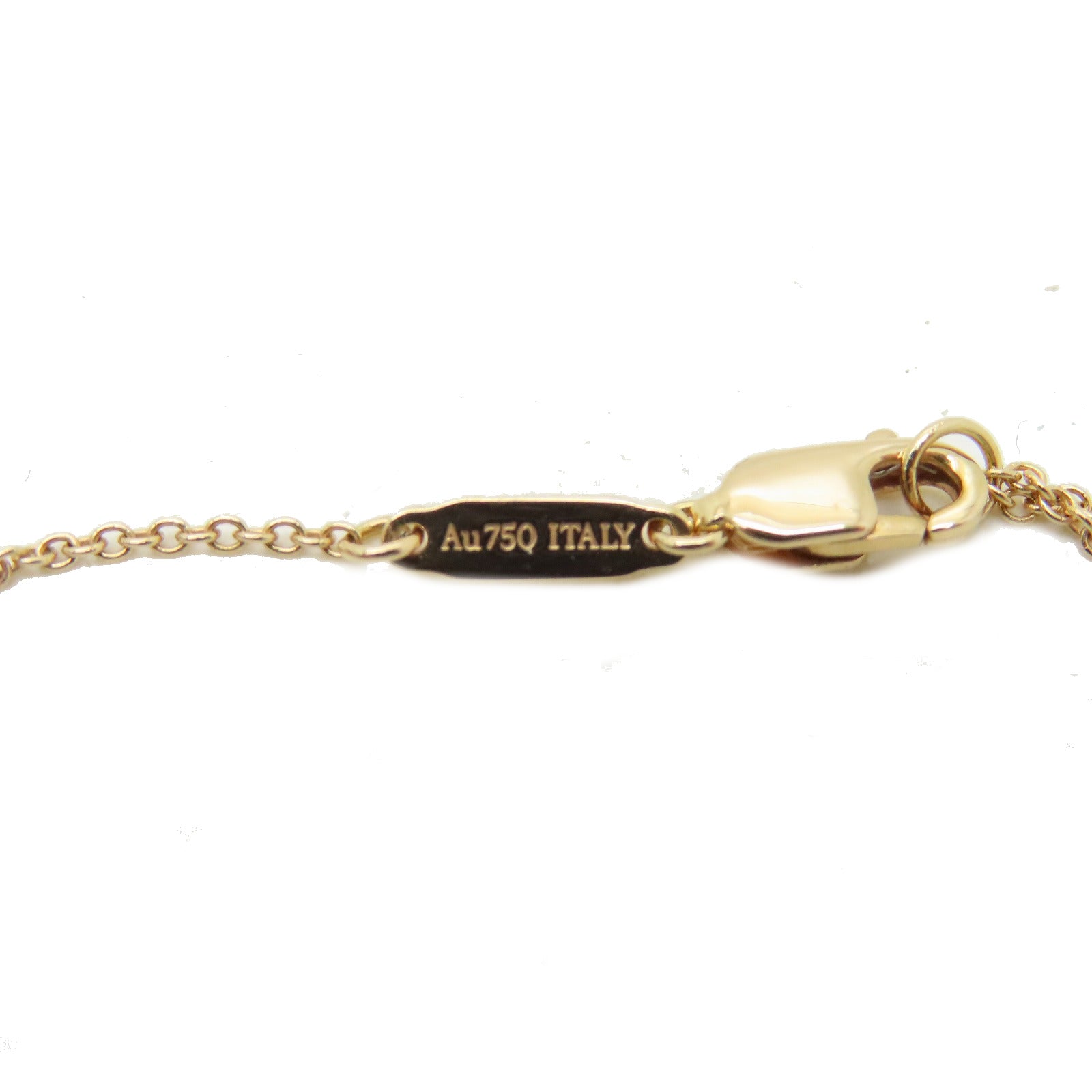 TIFFANY＆CO 18K黃金Necklace項鍊#40cm