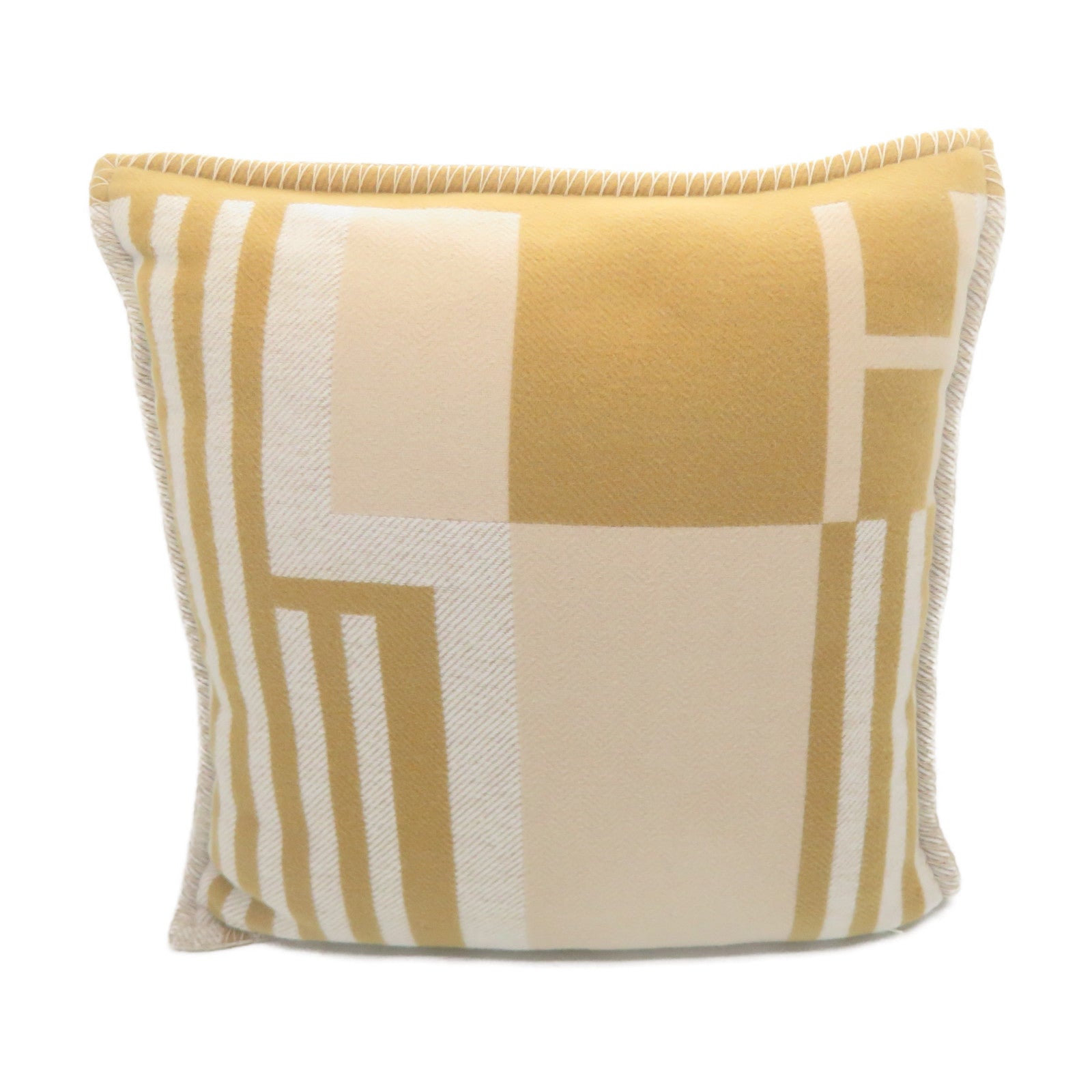 HERMES 羊毛/茄士咩Thaque Pillow坐墊啡色