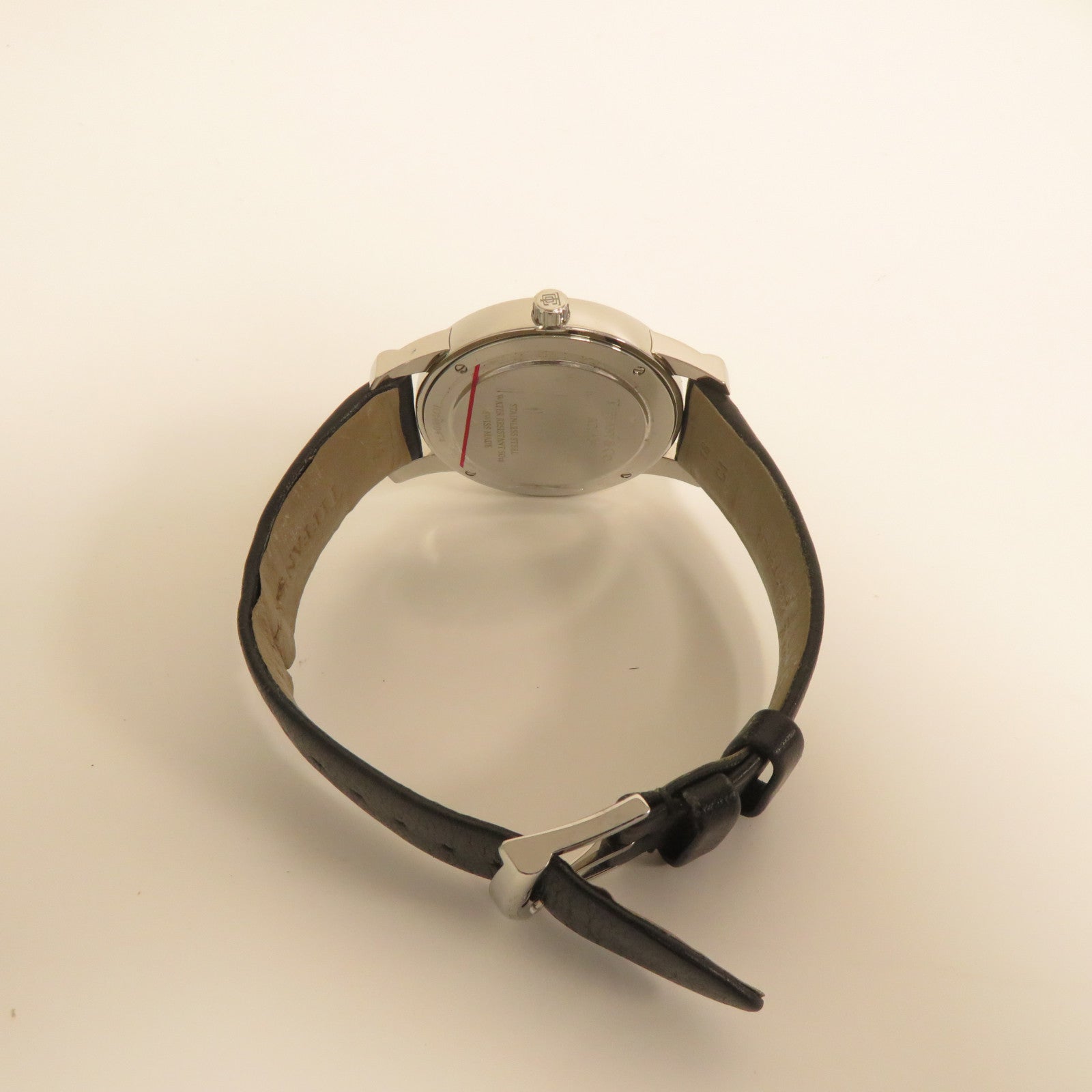 TIFFANY＆CO Atlas Watch不鏽鋼手錶石英機芯白色