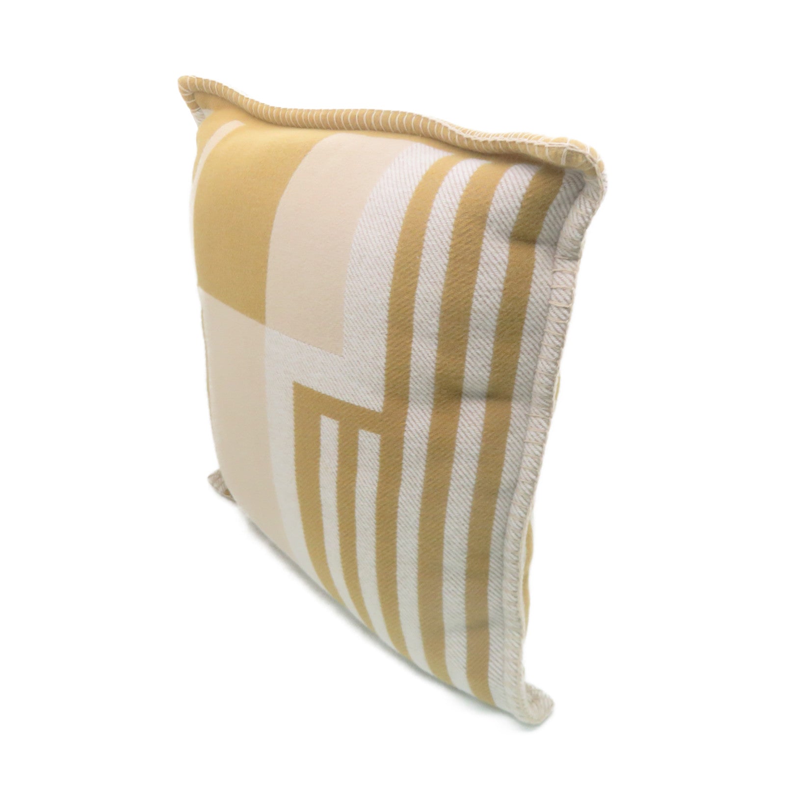 HERMES 羊毛/茄士咩Thaque Pillow坐墊啡色