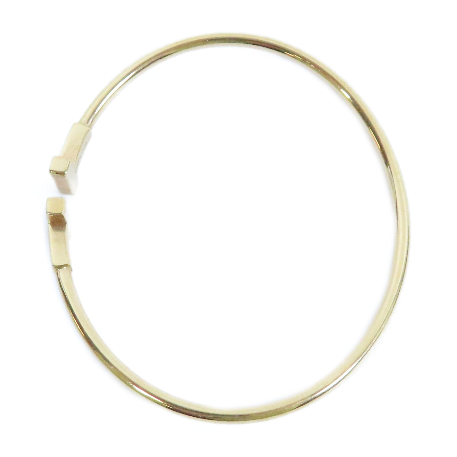 TIFFANY＆CO 18K黃金T Blaceret手鐲