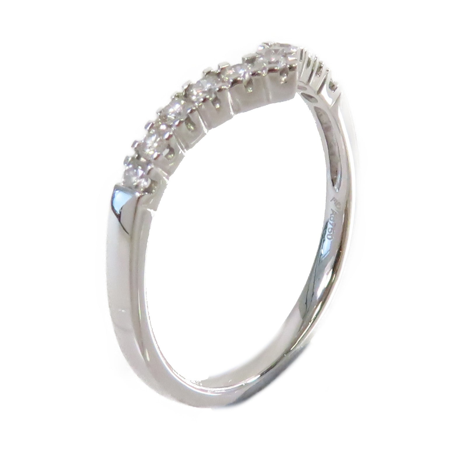 JEWELRY 18K白金/0.21ct鑽石Diamond Ring戒指US#6