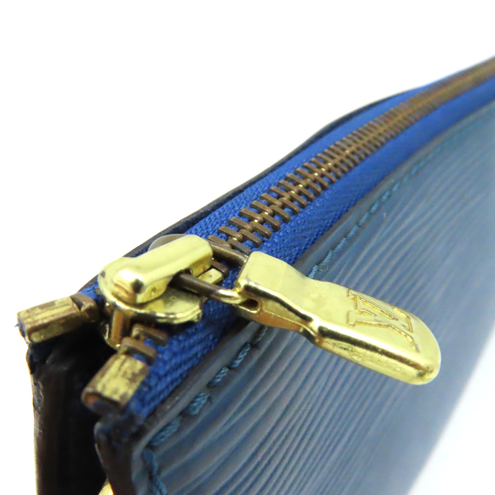 LOUIS VUITTON 【激減優惠】Epi Pochette Accessories Hand Bag肩背袋藍色