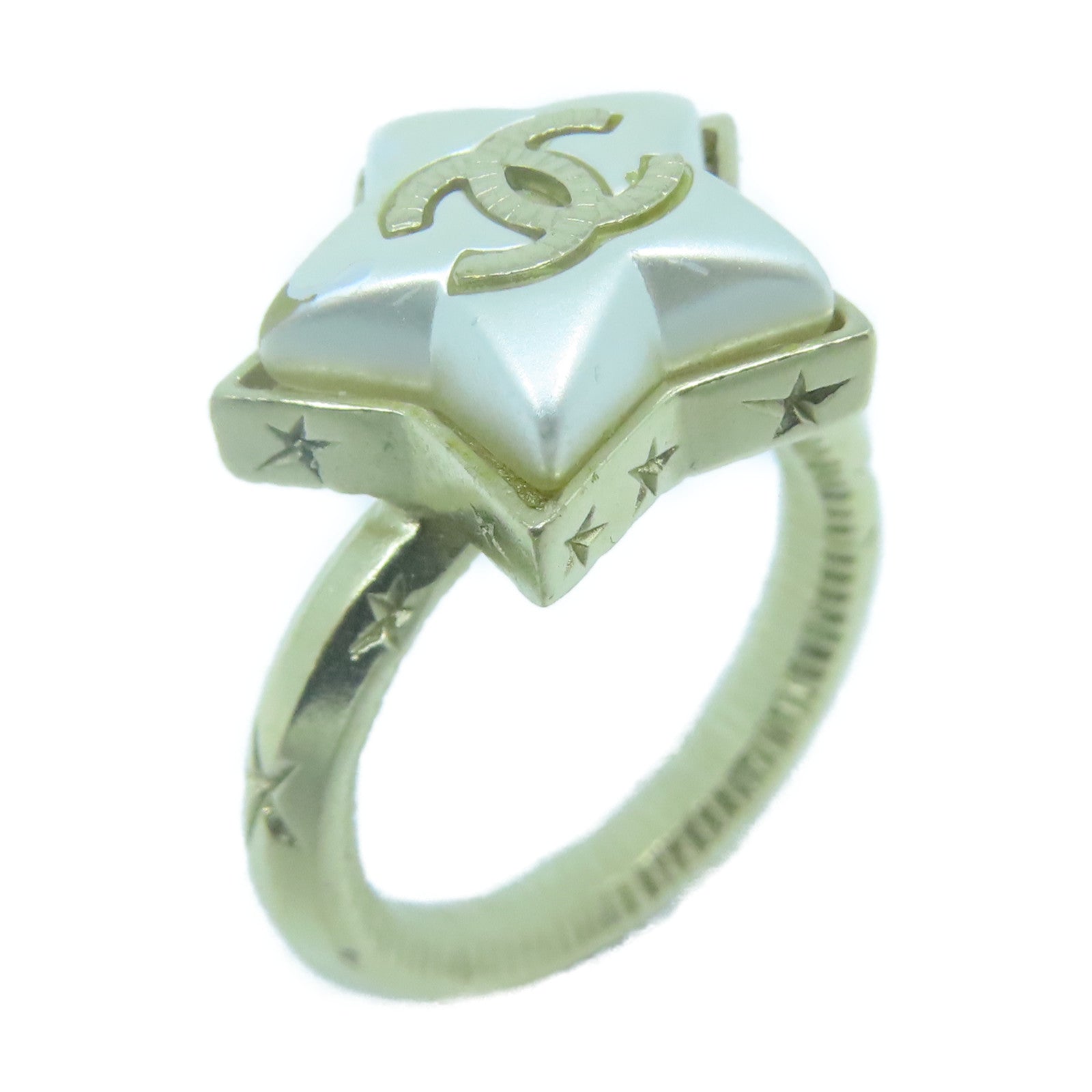 CHANEL 金屬Ring戒指US#5金色/銀色 – Brand Off Hong Kong Online Store