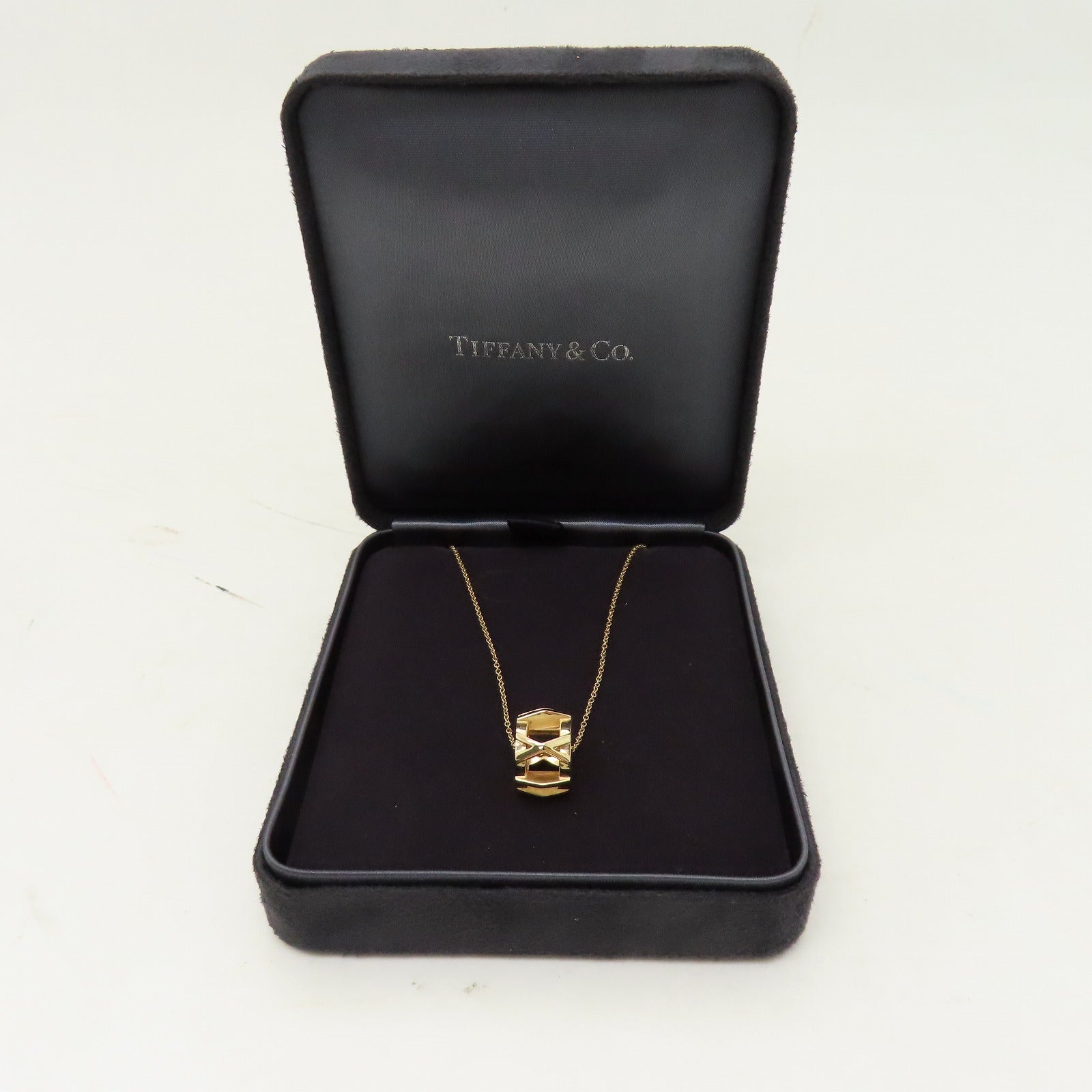 TIFFANY＆CO 18K黃金Necklace項鍊#40cm