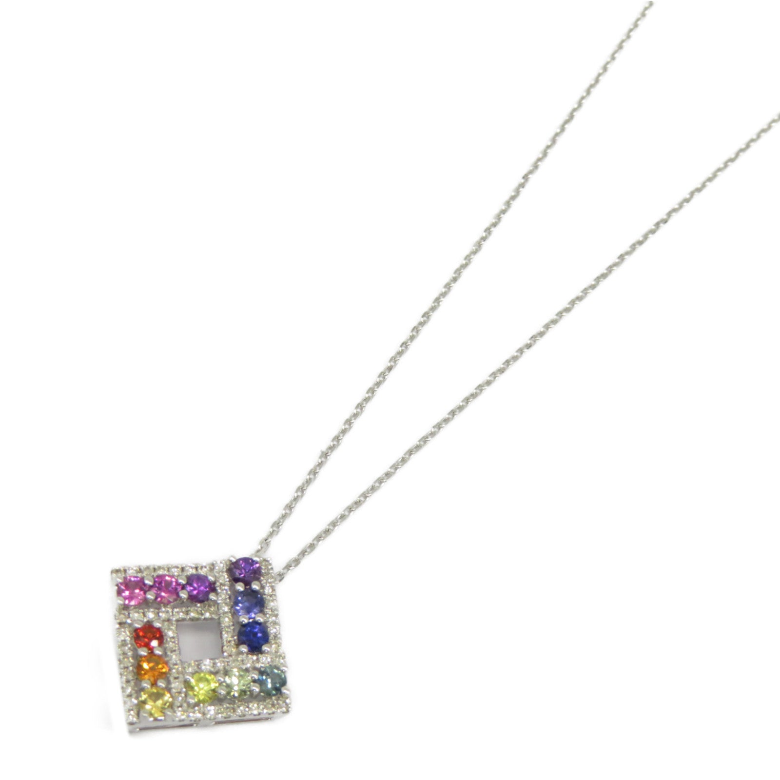 JEWELRY 18K白金Necklace 0.212ct鑽石項鍊