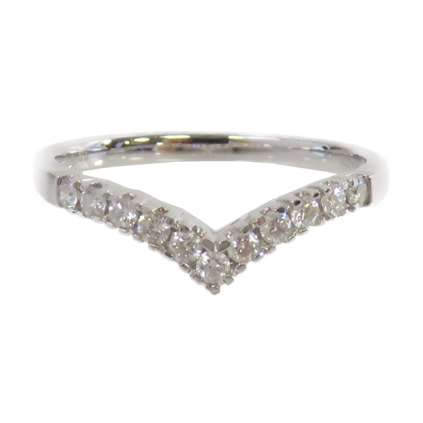JEWELRY 18K白金/0.21ct鑽石Diamond Ring戒指US#6
