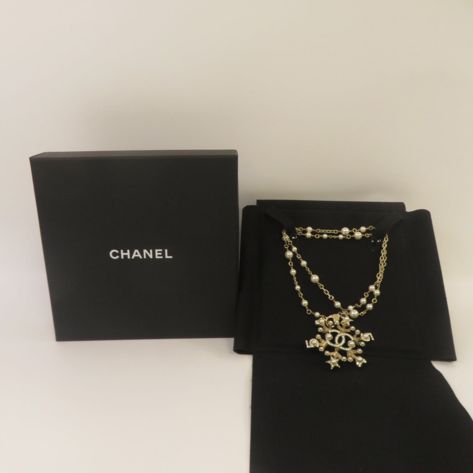 CHANEL PVC/金屬Necklace項鏈金色