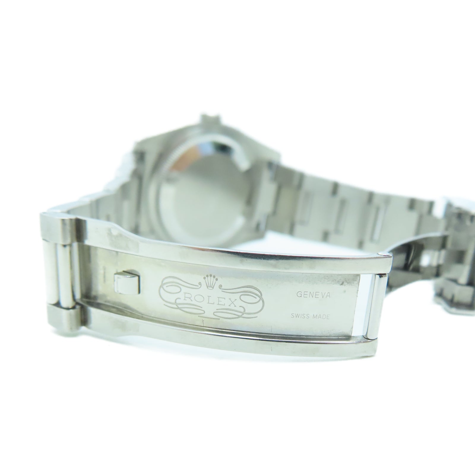 ROLEX Turn-O-graph不鏽鋼/18K白金手錶自動機芯黑色