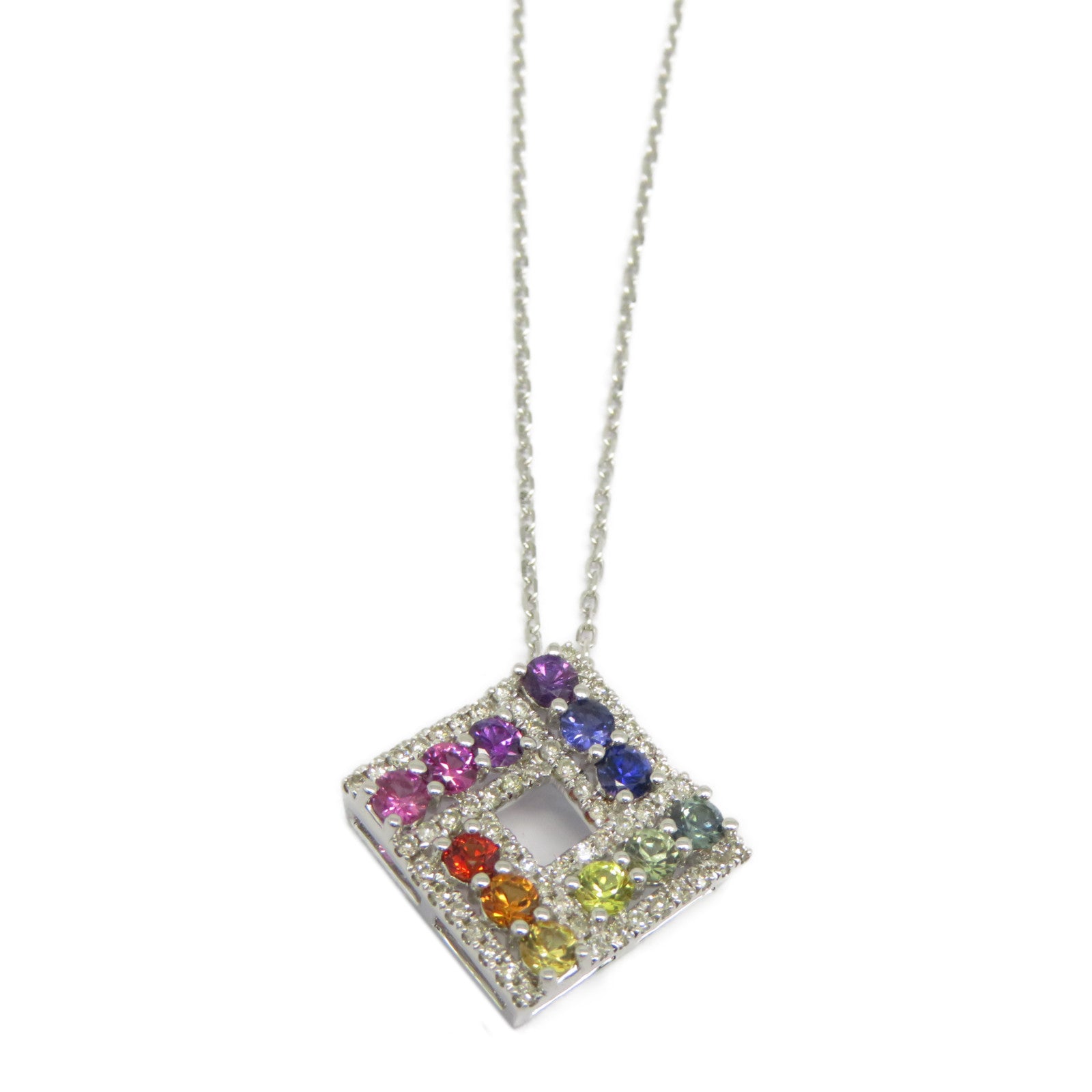 JEWELRY 18K白金Necklace 0.212ct鑽石項鍊