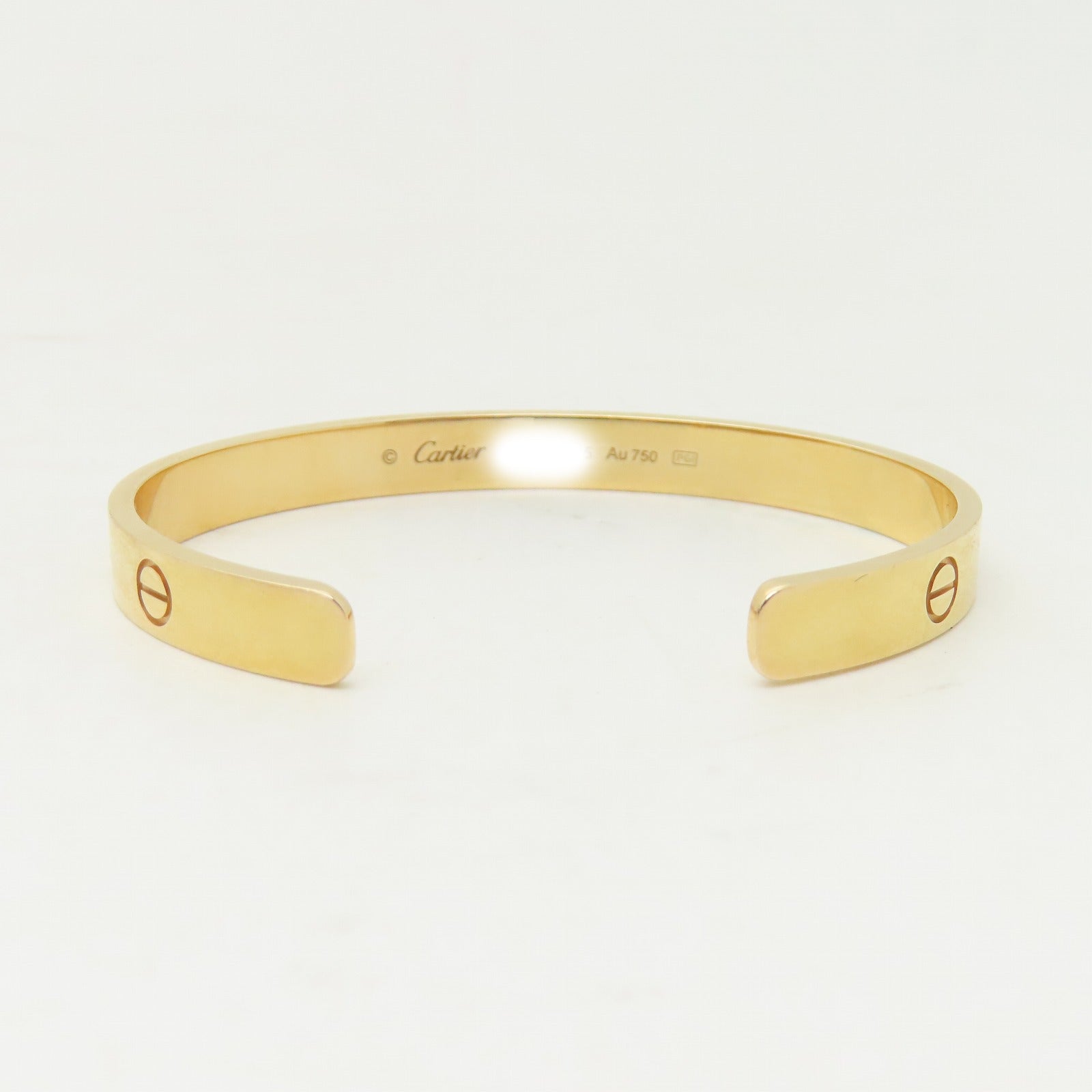 CARTIER 18K玫瑰金Love Bracelet手鐲Cartier#17/#15.25cm