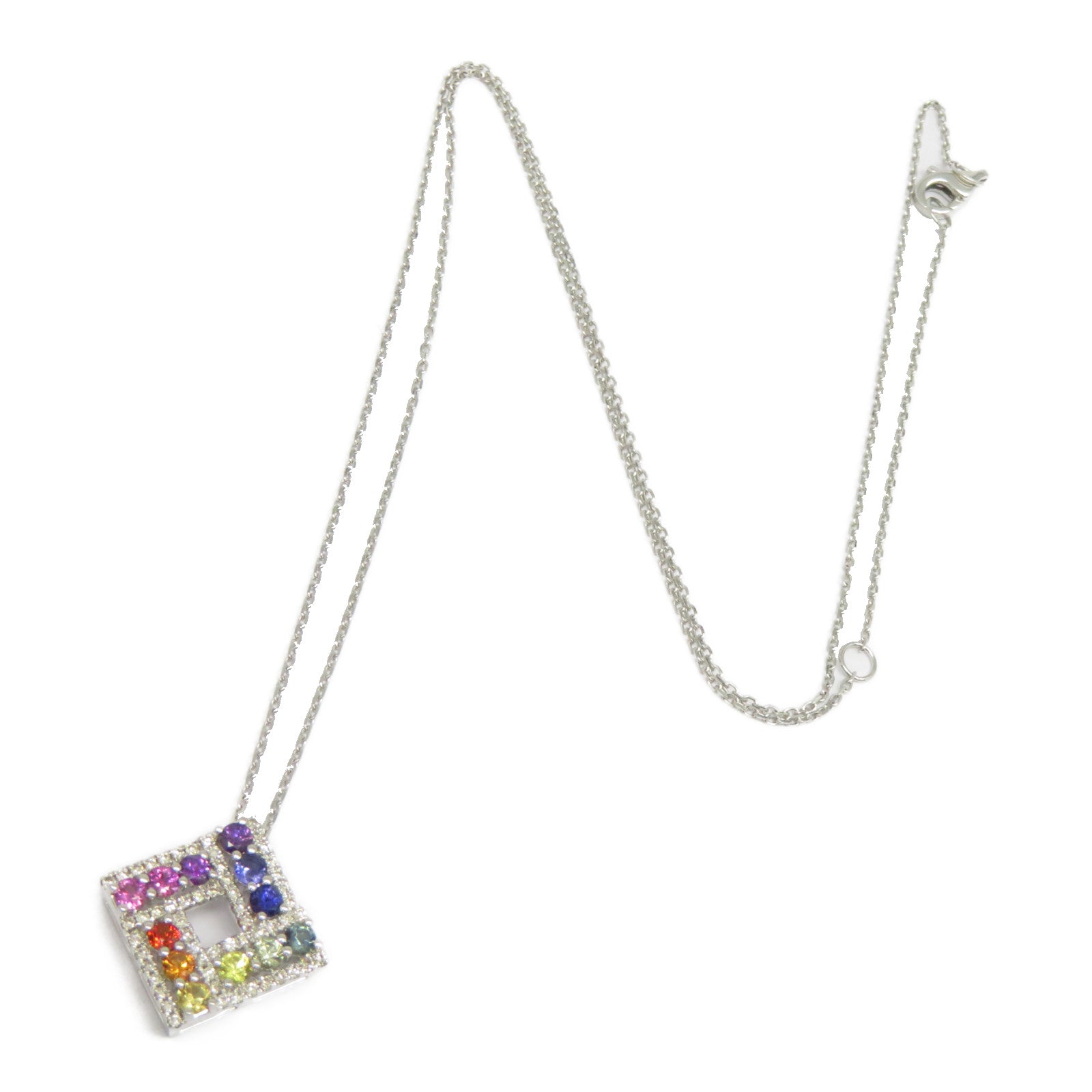 JEWELRY 18K白金Necklace 0.212ct鑽石項鍊