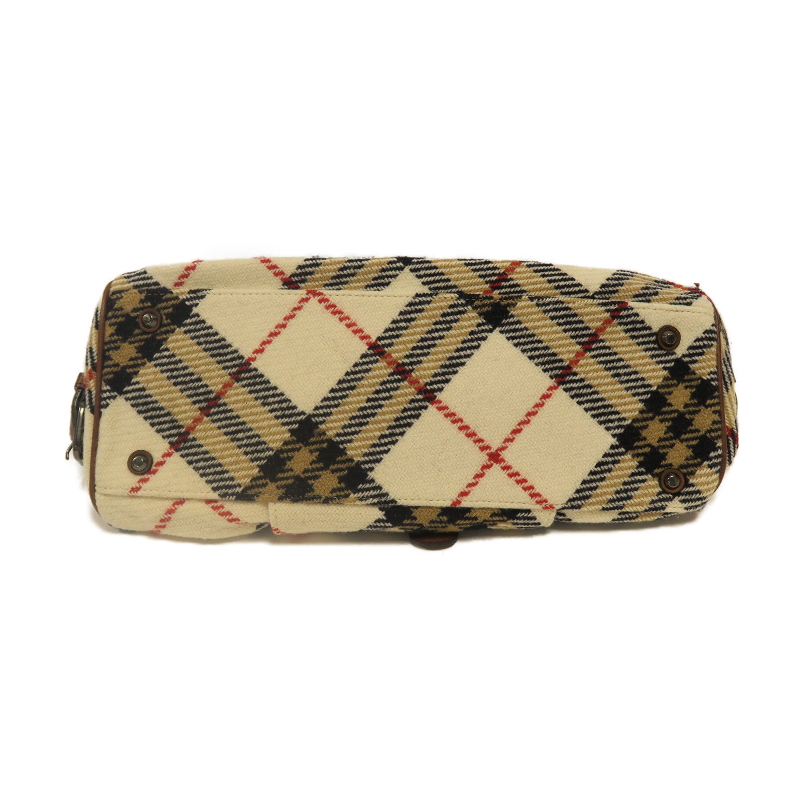 BURBERRY BLUE LABEL 帆布Shoulder Bag銀扣肩背袋啡色