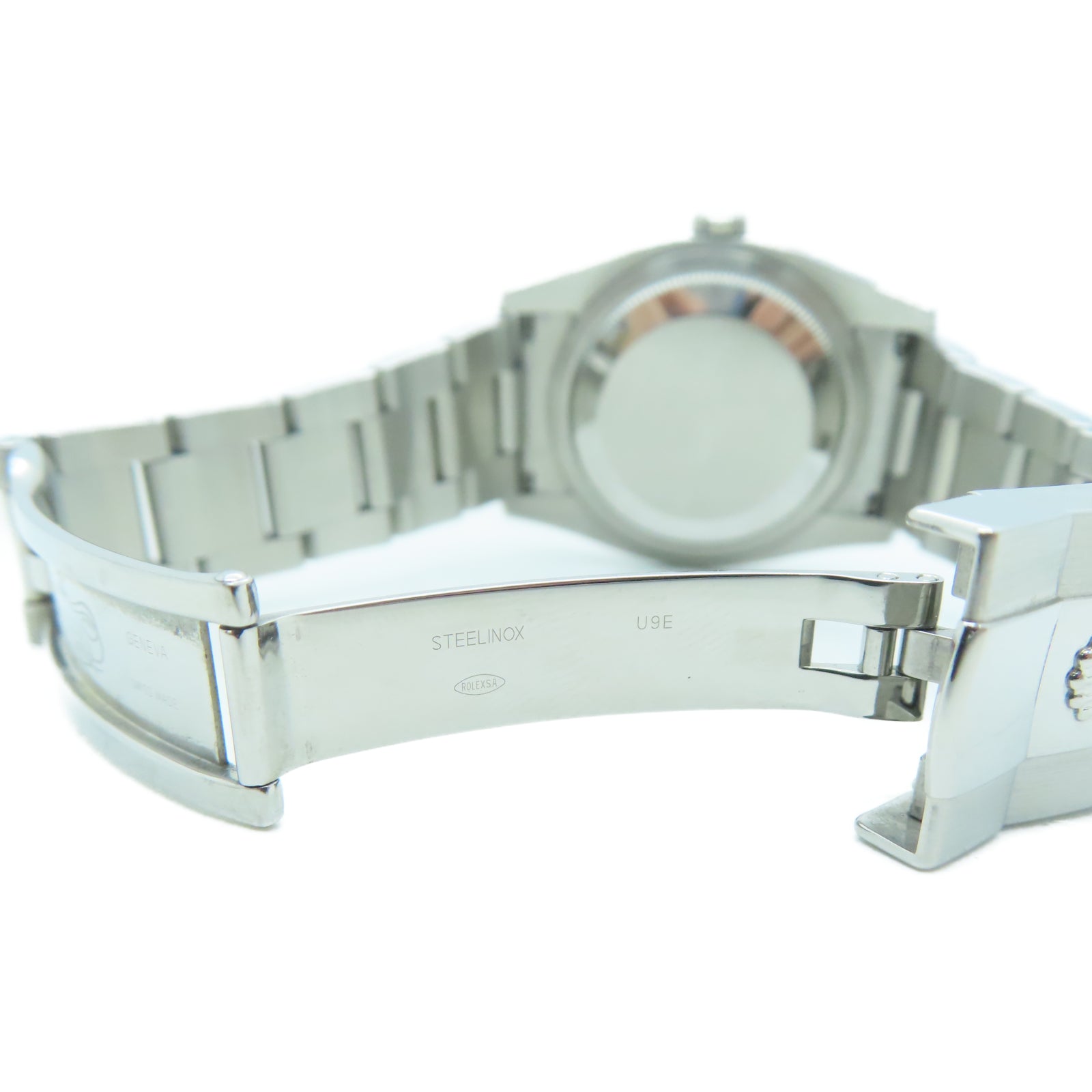 ROLEX Turn-O-graph不鏽鋼/18K白金手錶自動機芯黑色