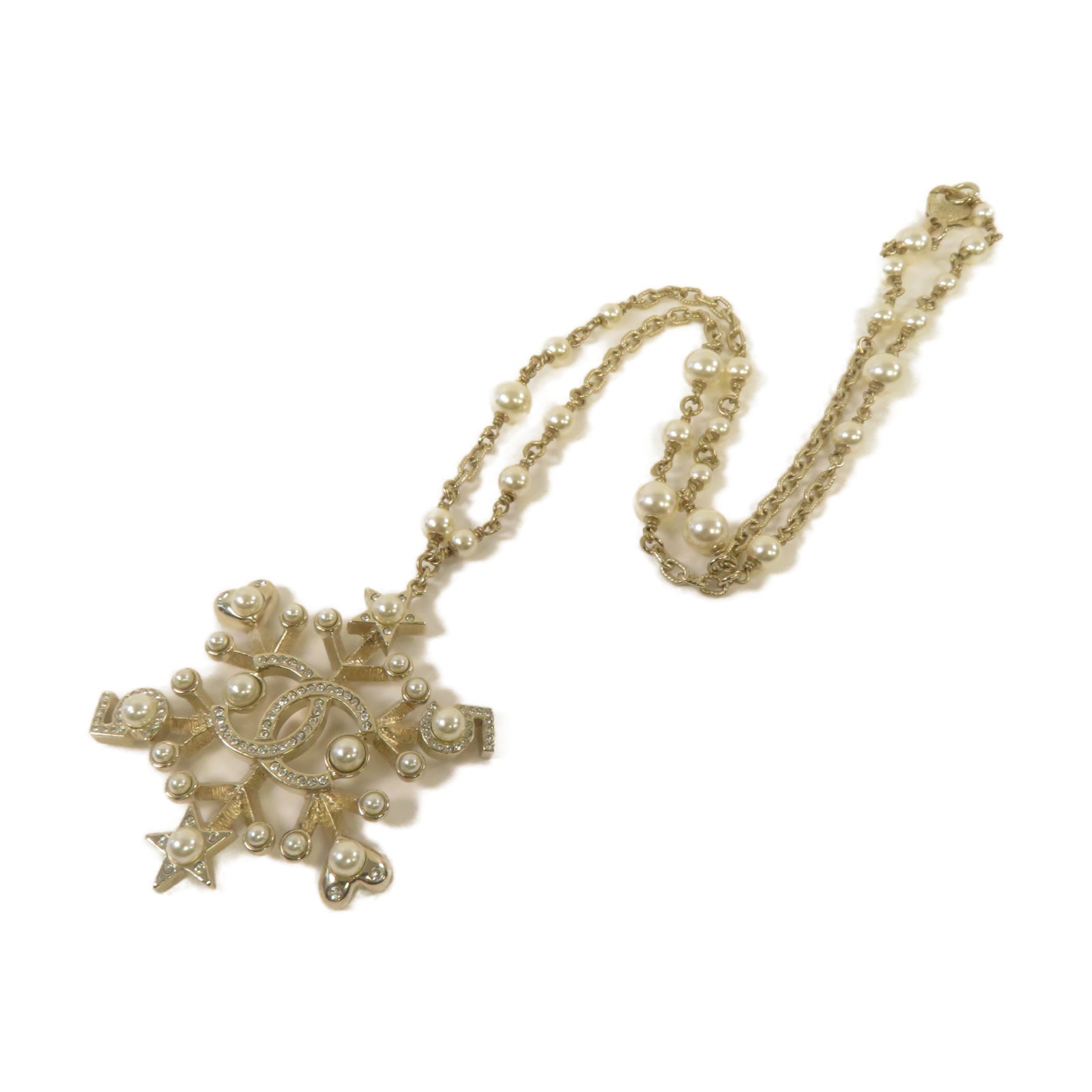 CHANEL PVC/金屬Necklace項鏈金色