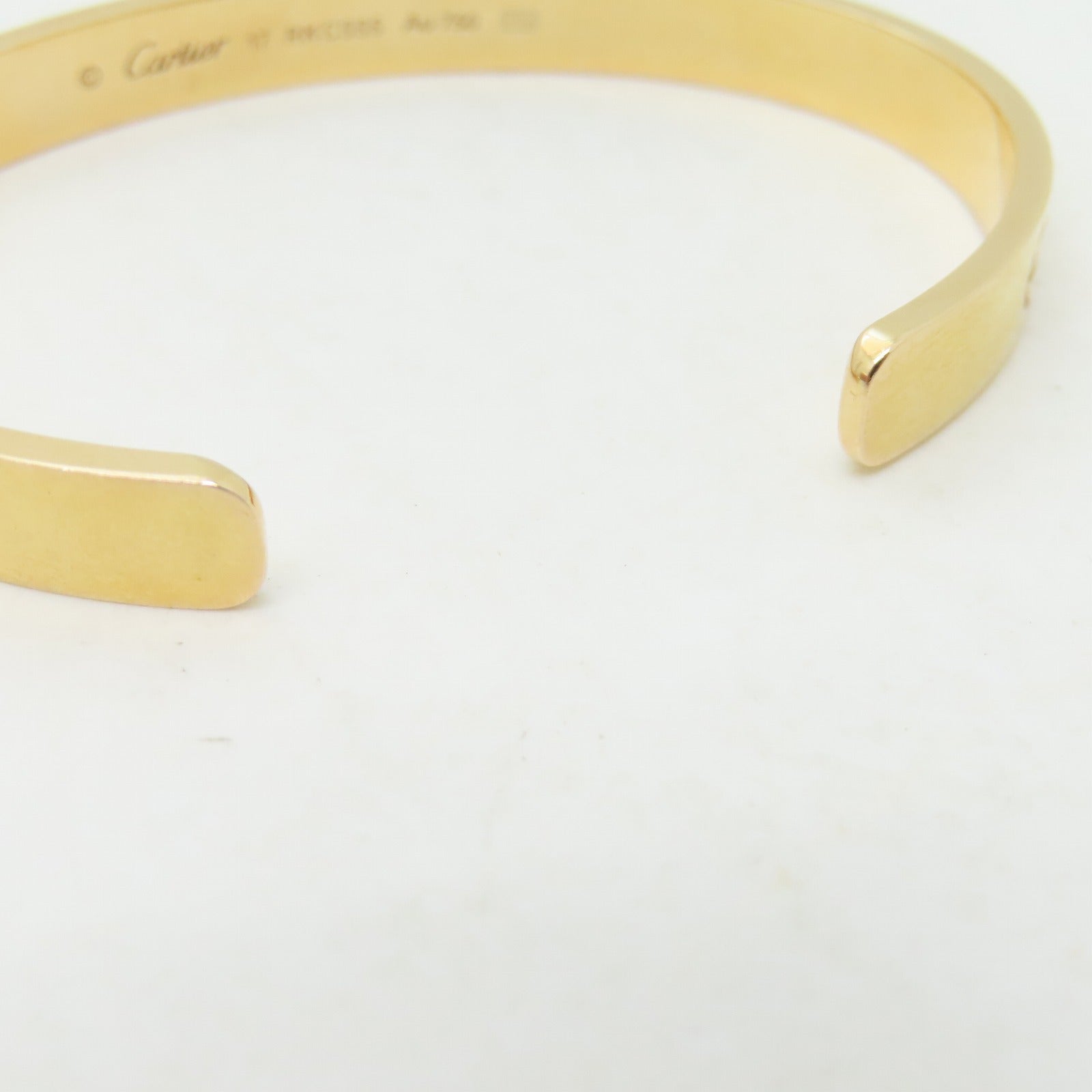 CARTIER 18K玫瑰金Love Bracelet手鐲Cartier#17/#15.25cm
