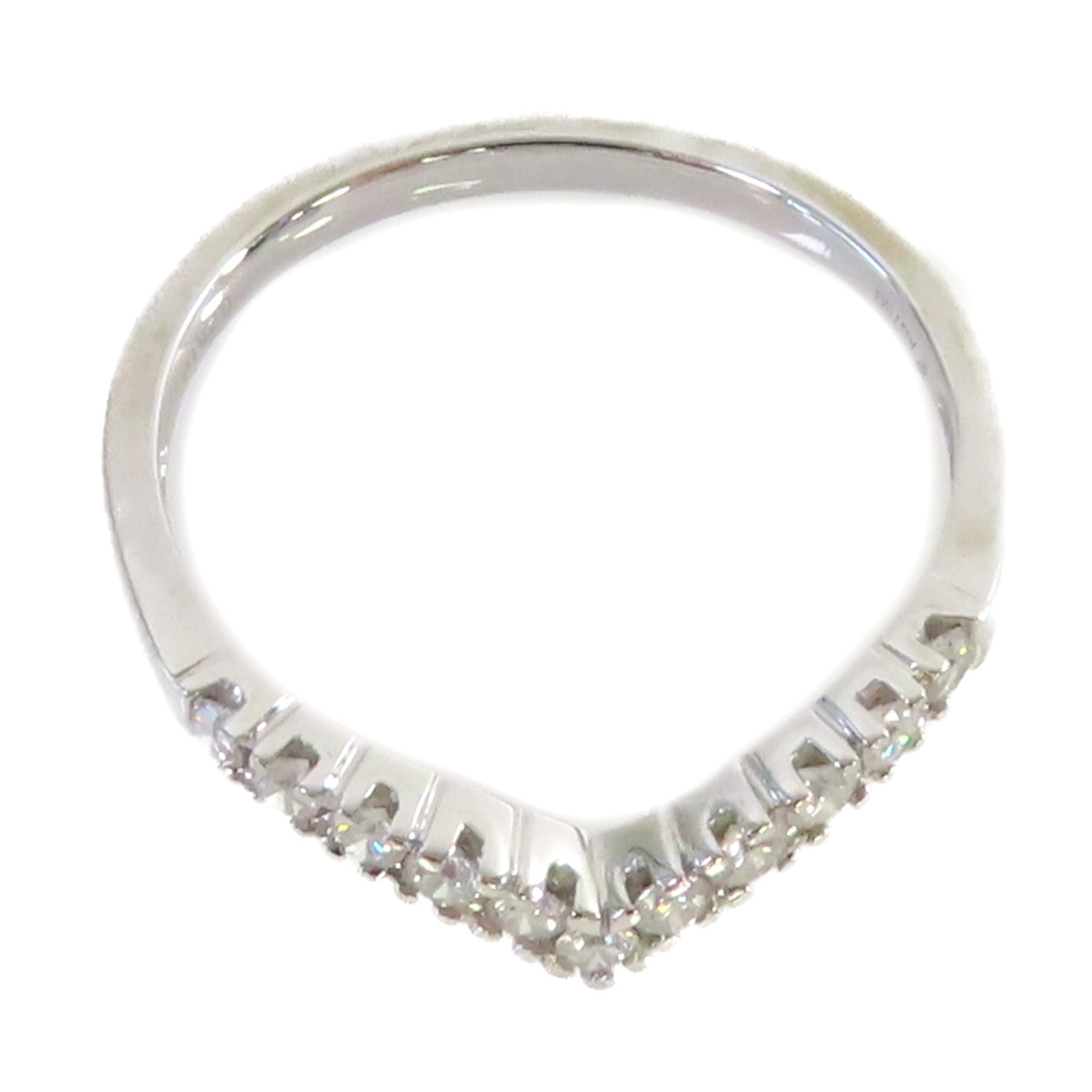 JEWELRY 18K白金/0.21ct鑽石Diamond Ring戒指US#6