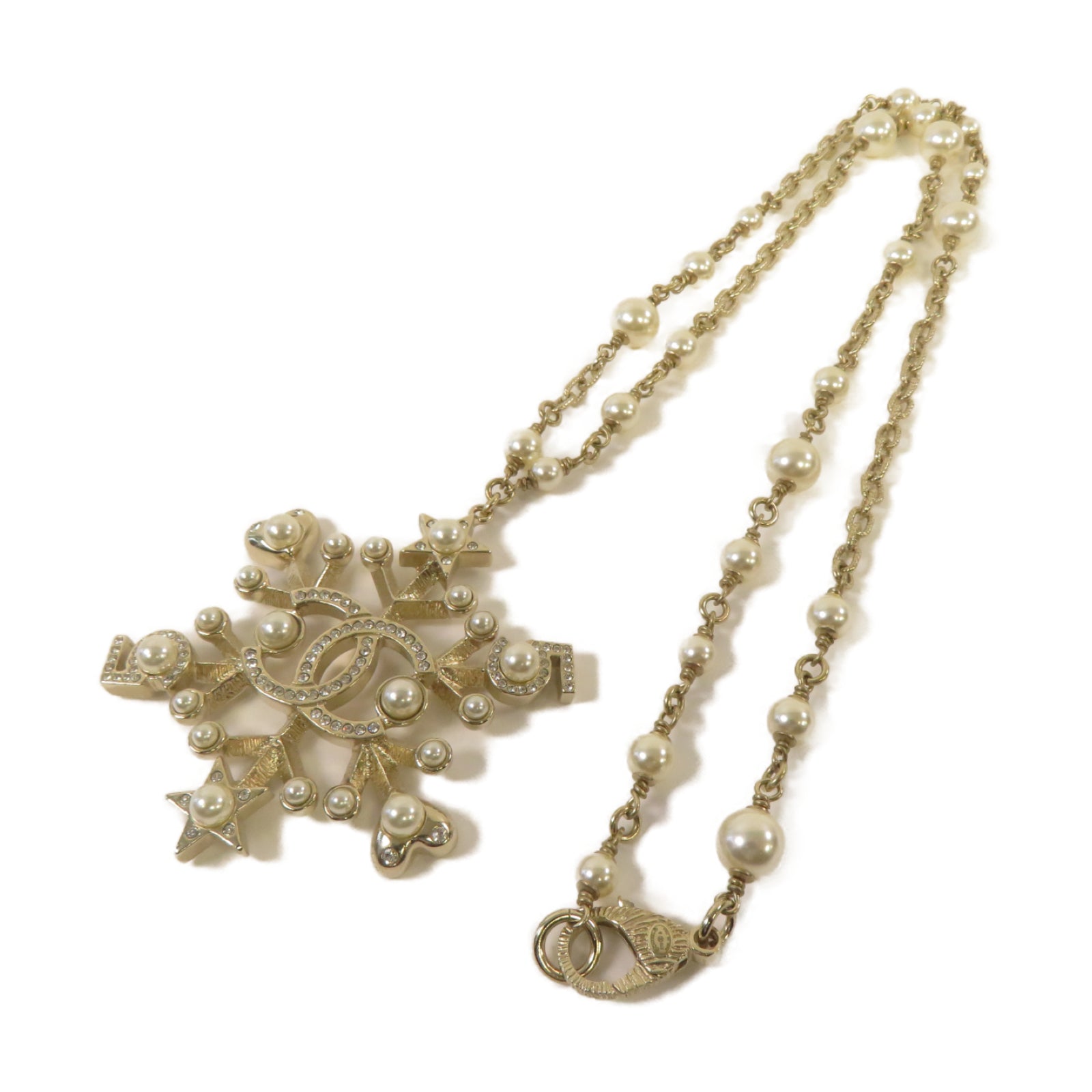 CHANEL PVC/金屬Necklace項鏈金色