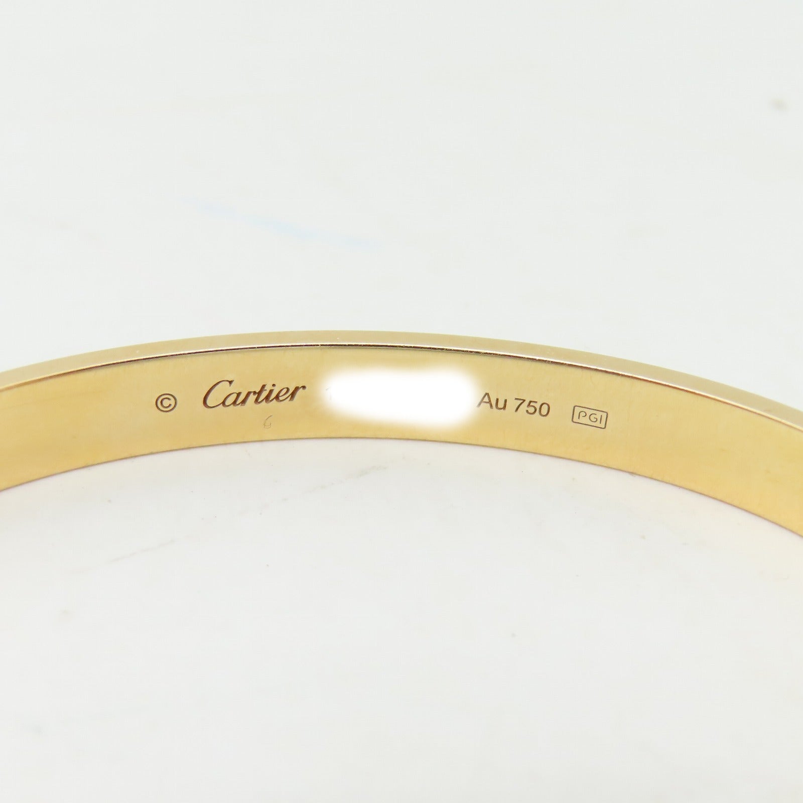 CARTIER 18K玫瑰金Love Bracelet手鐲Cartier#17/#15.25cm