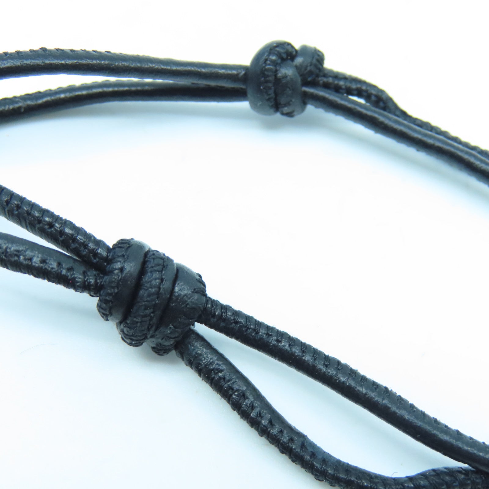 Dior 【激減優惠】牛皮皮革/925純銀Italic Bracelet手鏈黑色/金色