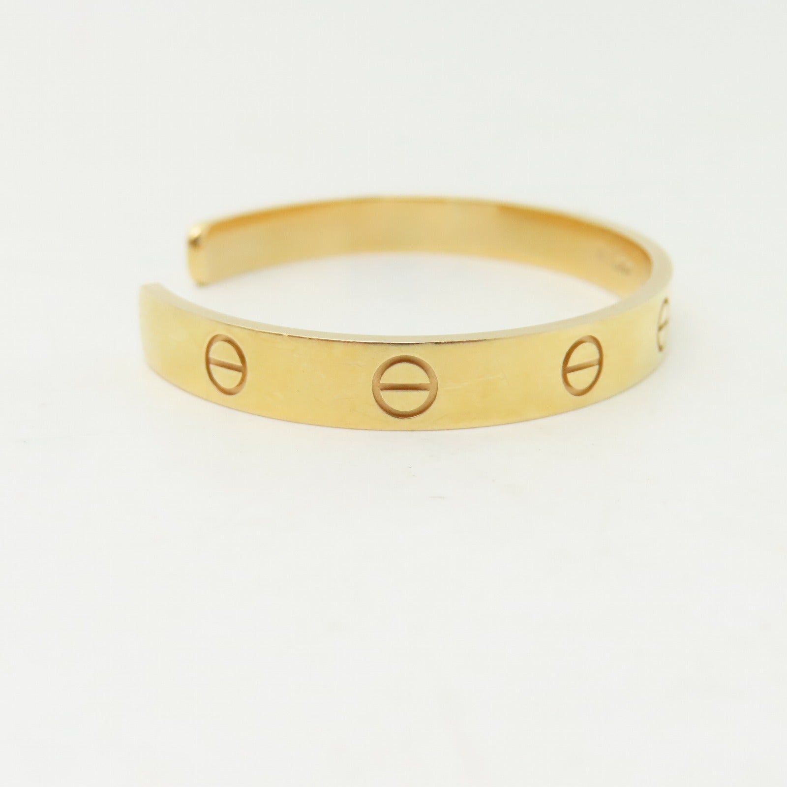 CARTIER 18K玫瑰金Love Bracelet手鐲Cartier#17/#15.25cm