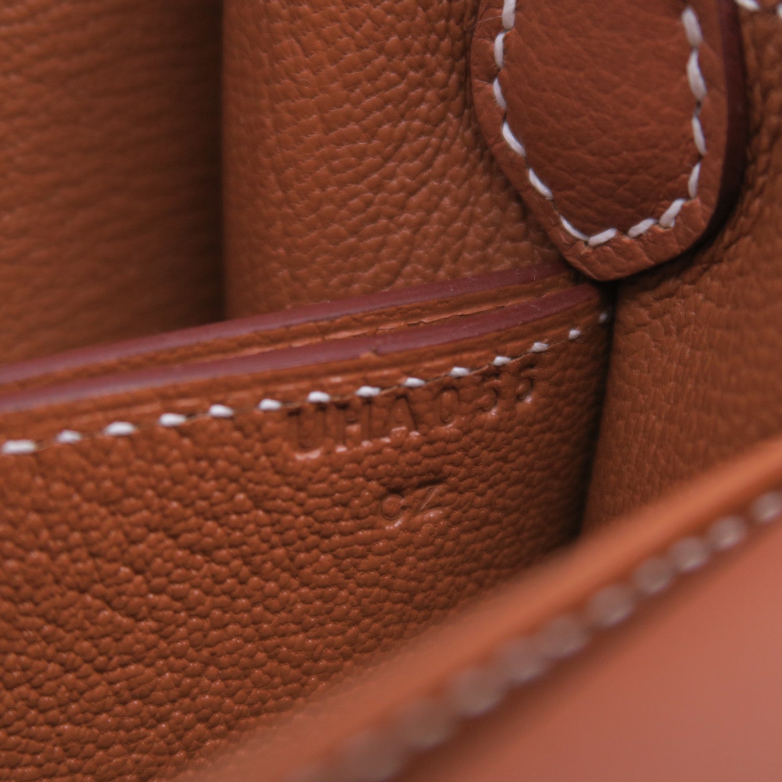 HERMES Evercolor皮革Mini Roulis金扣肩背袋啡色