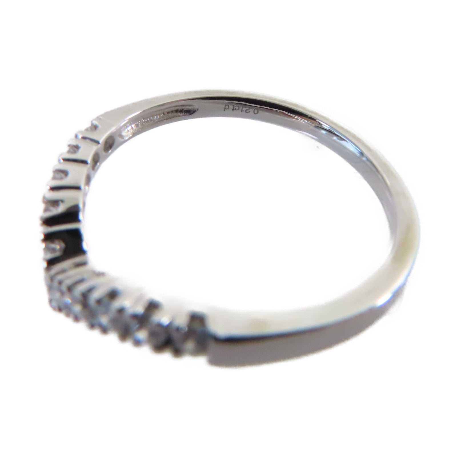 JEWELRY 18K白金/0.21ct鑽石Diamond Ring戒指US#6