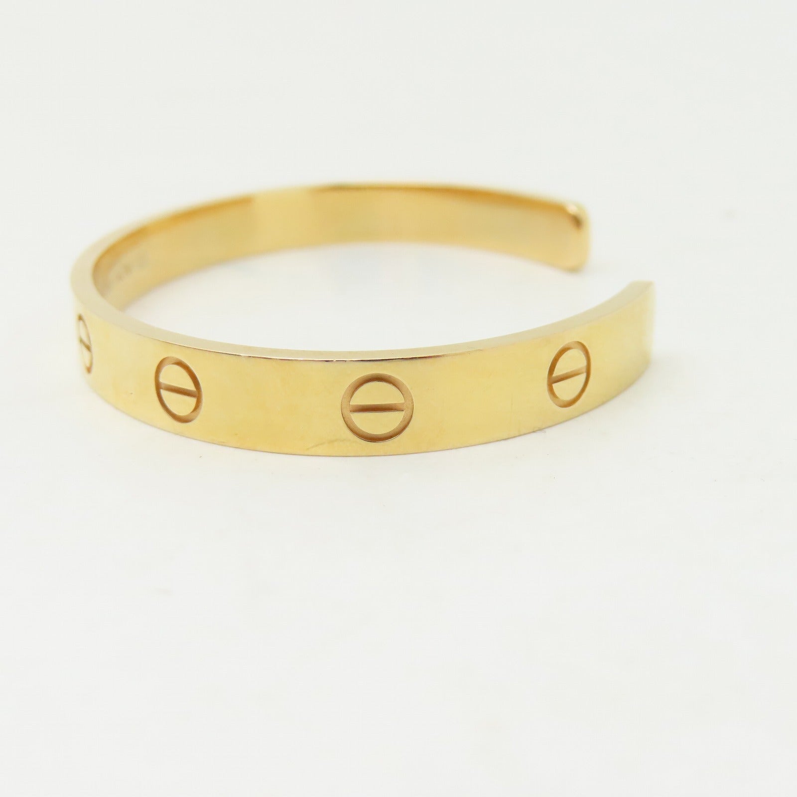 CARTIER 18K玫瑰金Love Bracelet手鐲Cartier#17/#15.25cm