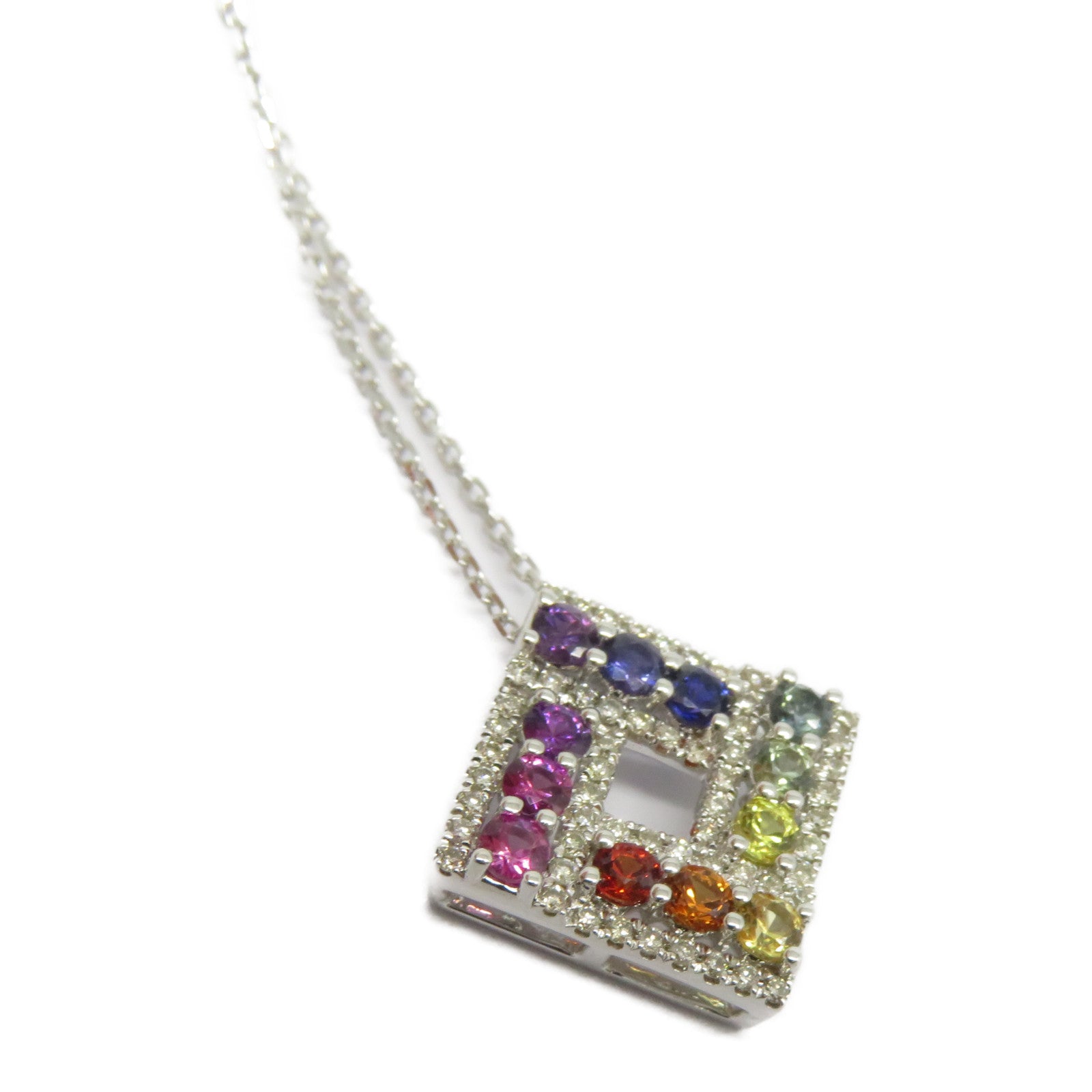 JEWELRY 18K白金Necklace 0.212ct鑽石項鍊