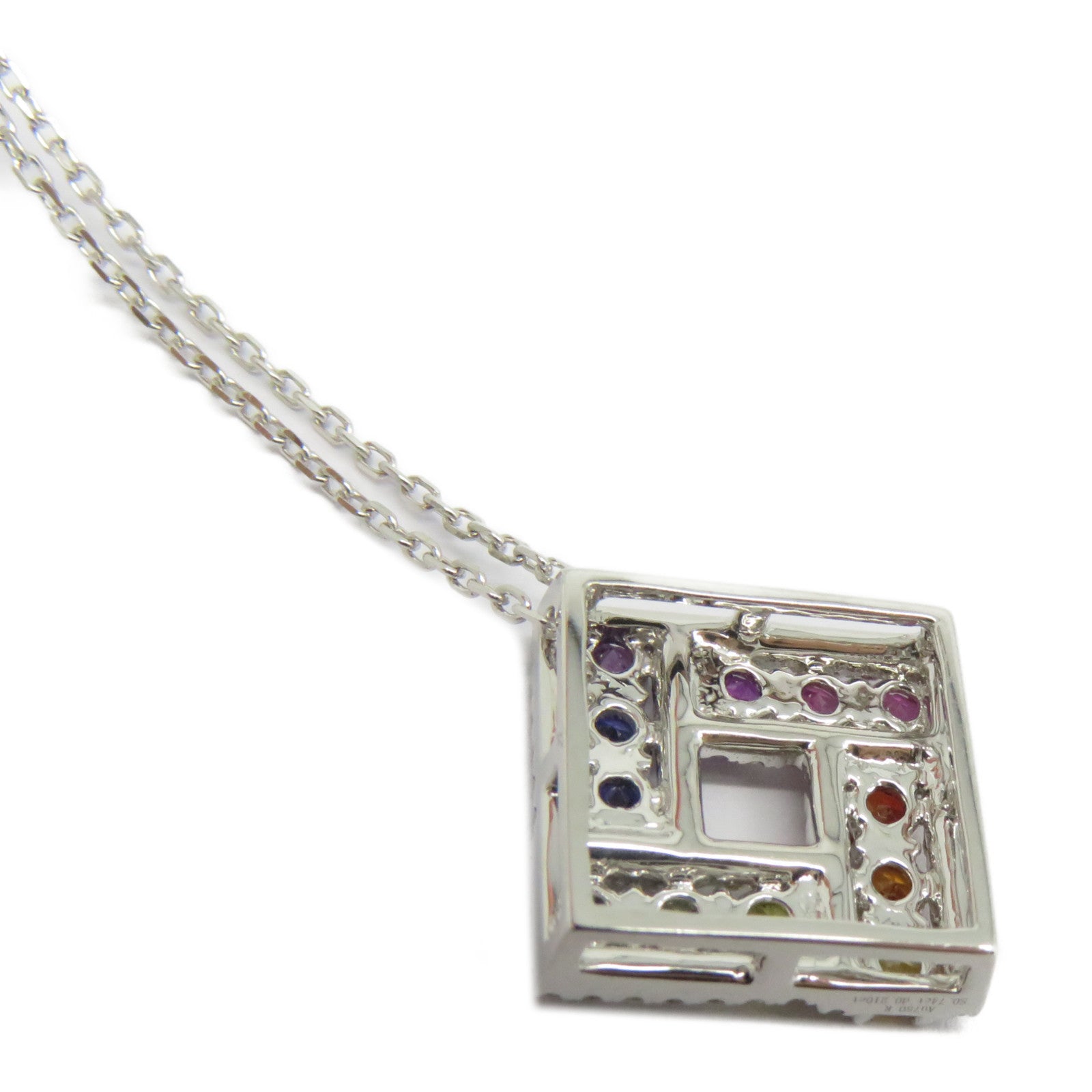 JEWELRY 18K白金Necklace 0.212ct鑽石項鍊
