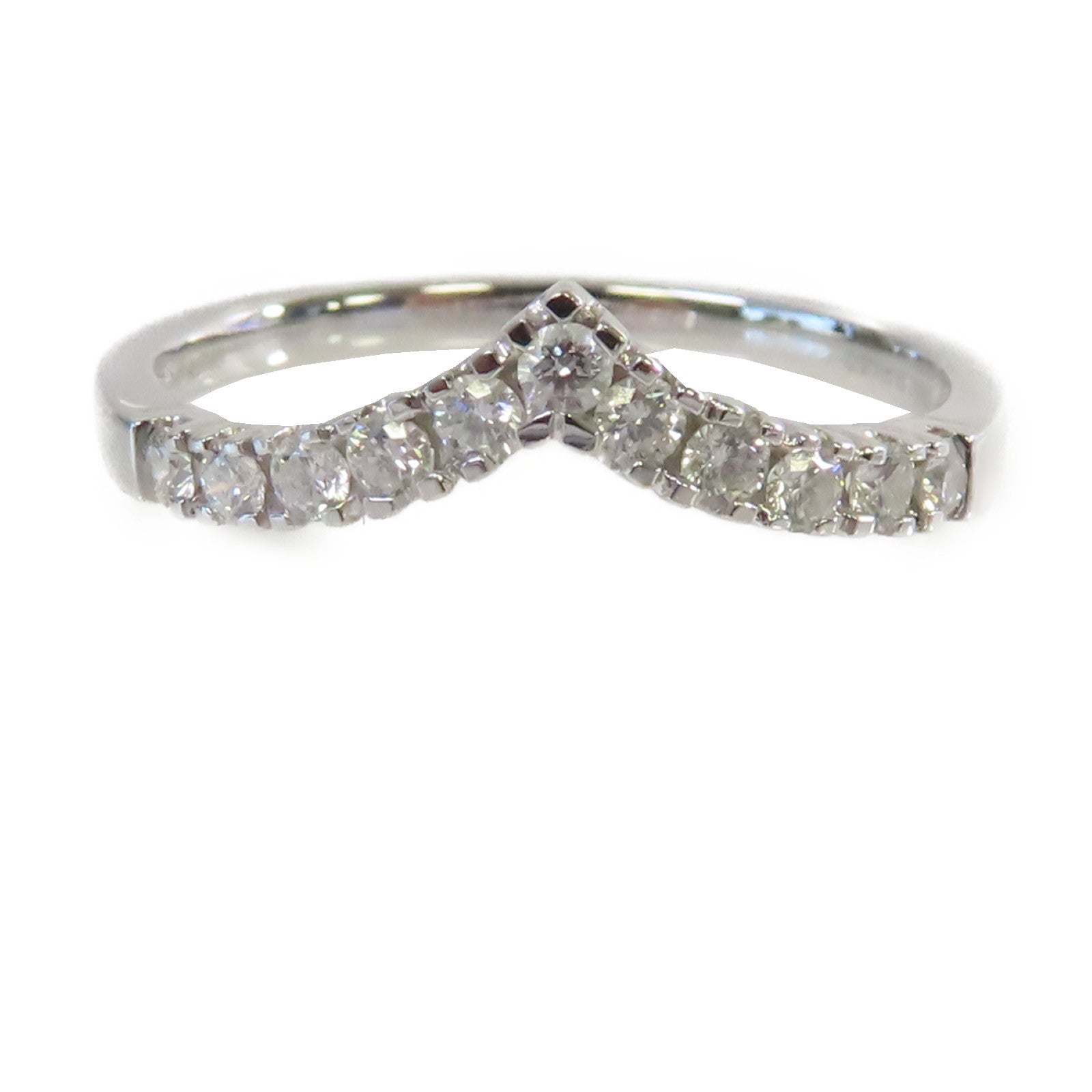 JEWELRY 18K白金/0.21ct鑽石Diamond Ring戒指US#6
