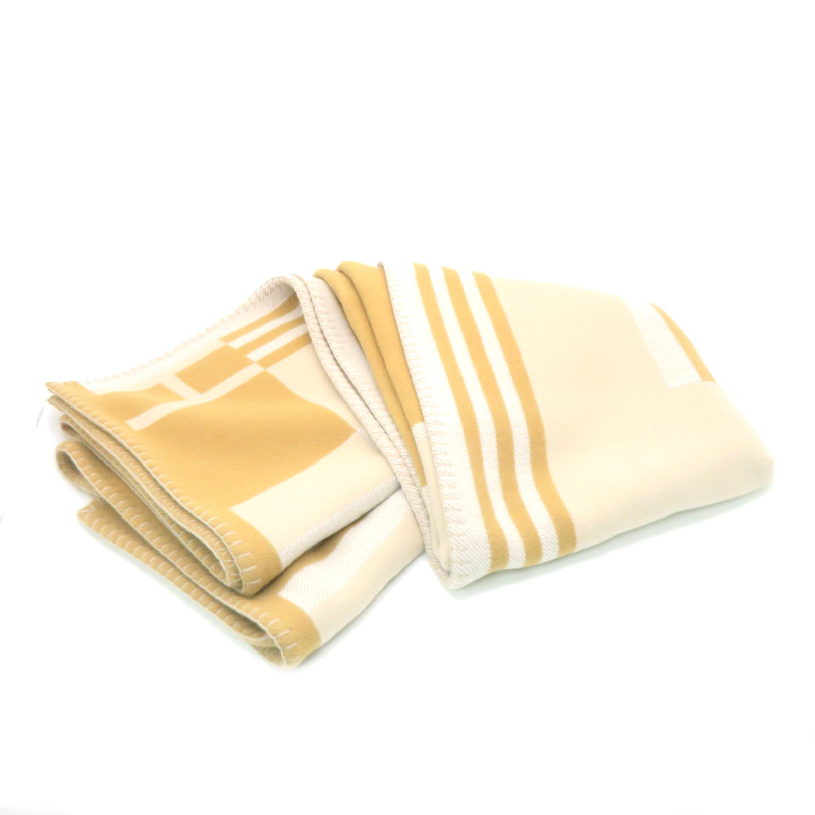HERMES 羊毛/茄士咩Thaque Blanket毛毯啡色