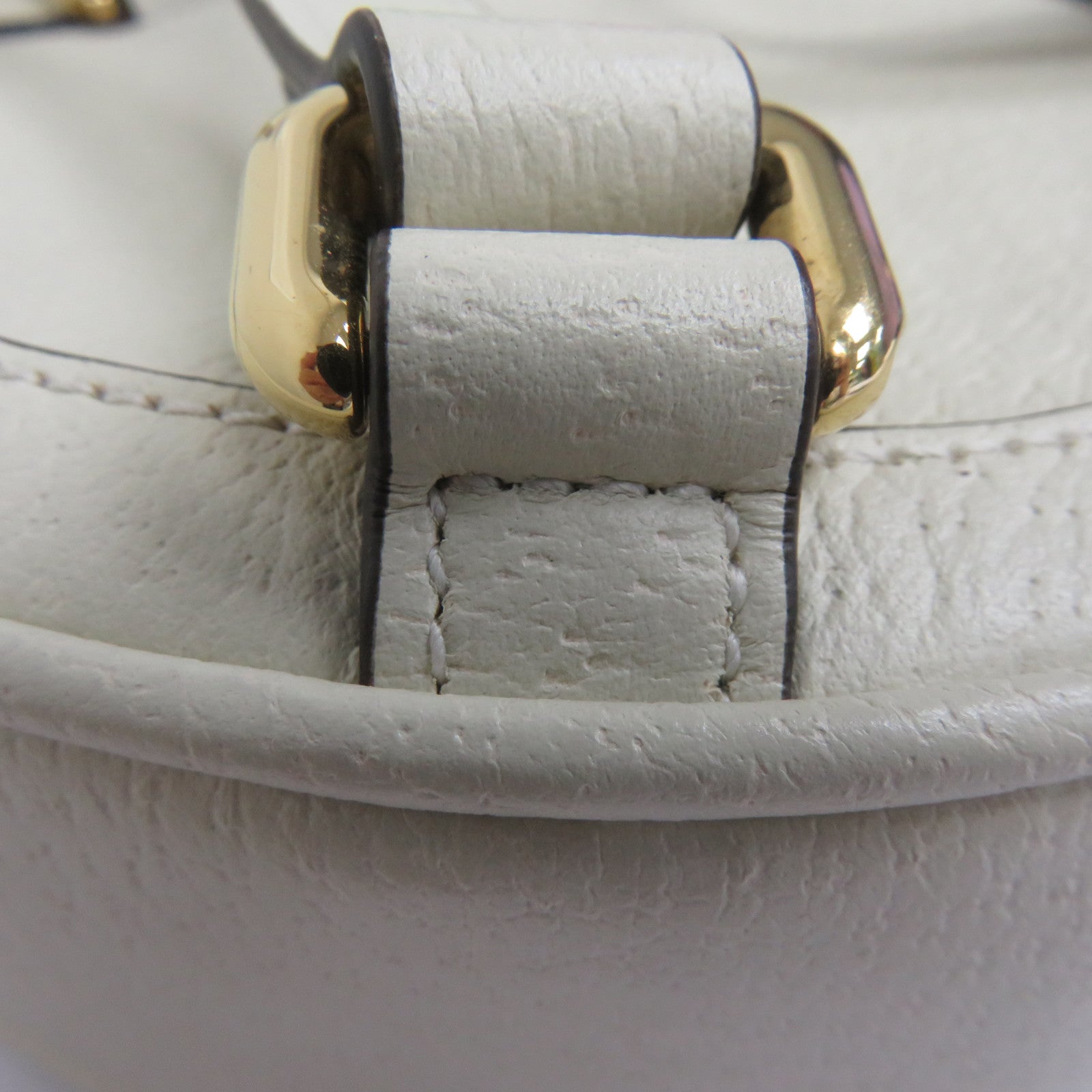 GUCCI 牛皮皮革Ophidia Mini Backpack背包米白色